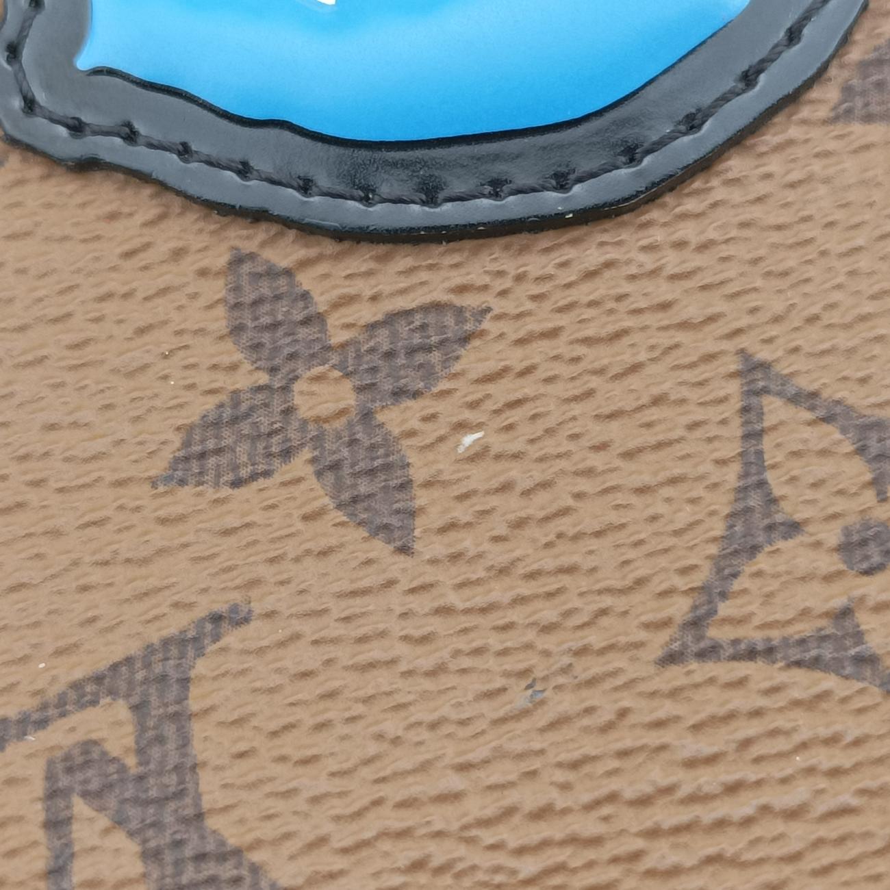 Pochette Kabuki Mask Brown×MARRON×FUCHSIA Monogram Reverse×Epi M43495 DU3127ポシェットカブキマスク モノグラム/ブラウン系×マロン×フューシャ モノグラムリバース×エピ M43495 DU3127