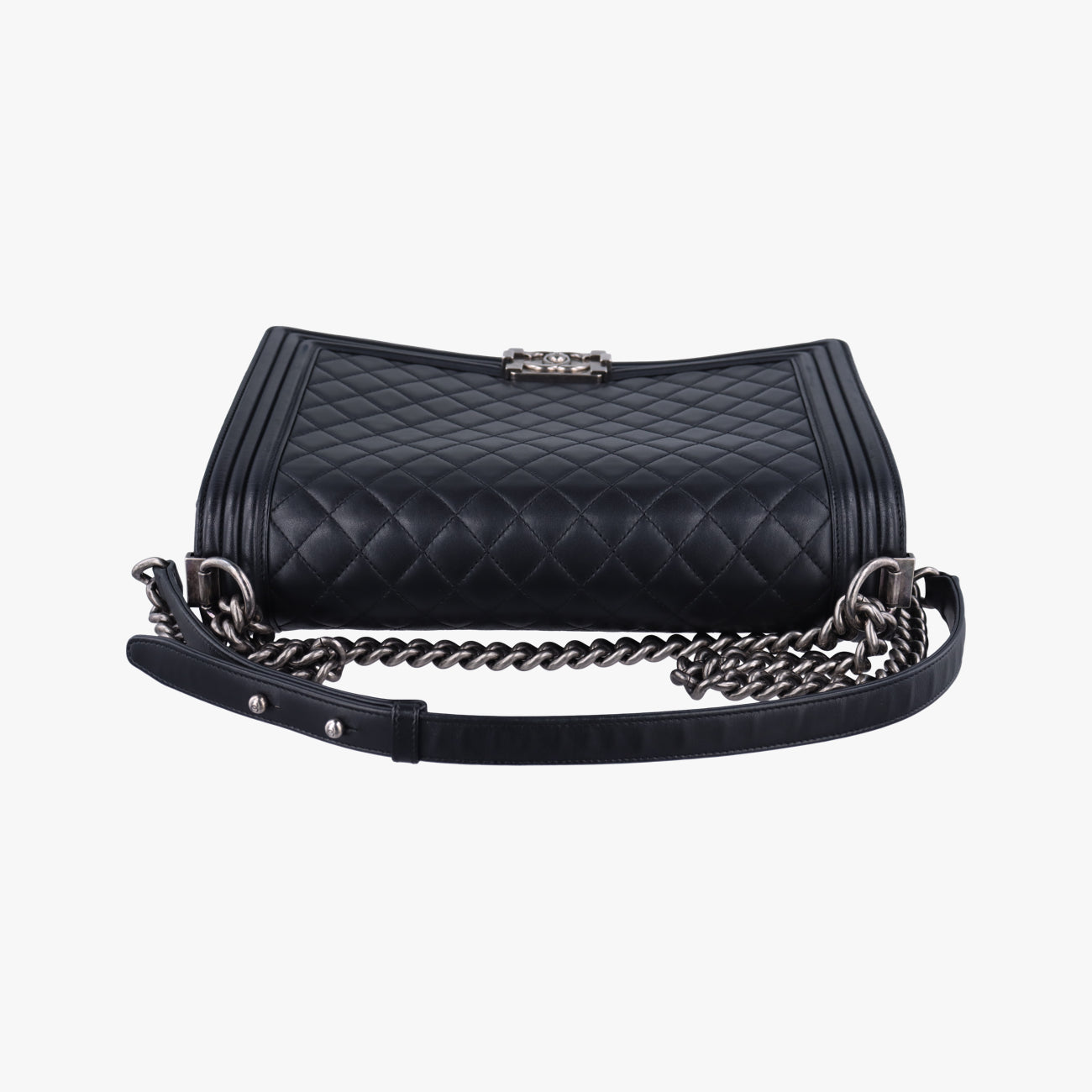 BOY CHANEL Black lambskin A67087 16107672ボーイシャネル ブラック ラムスキン A67087 16107672