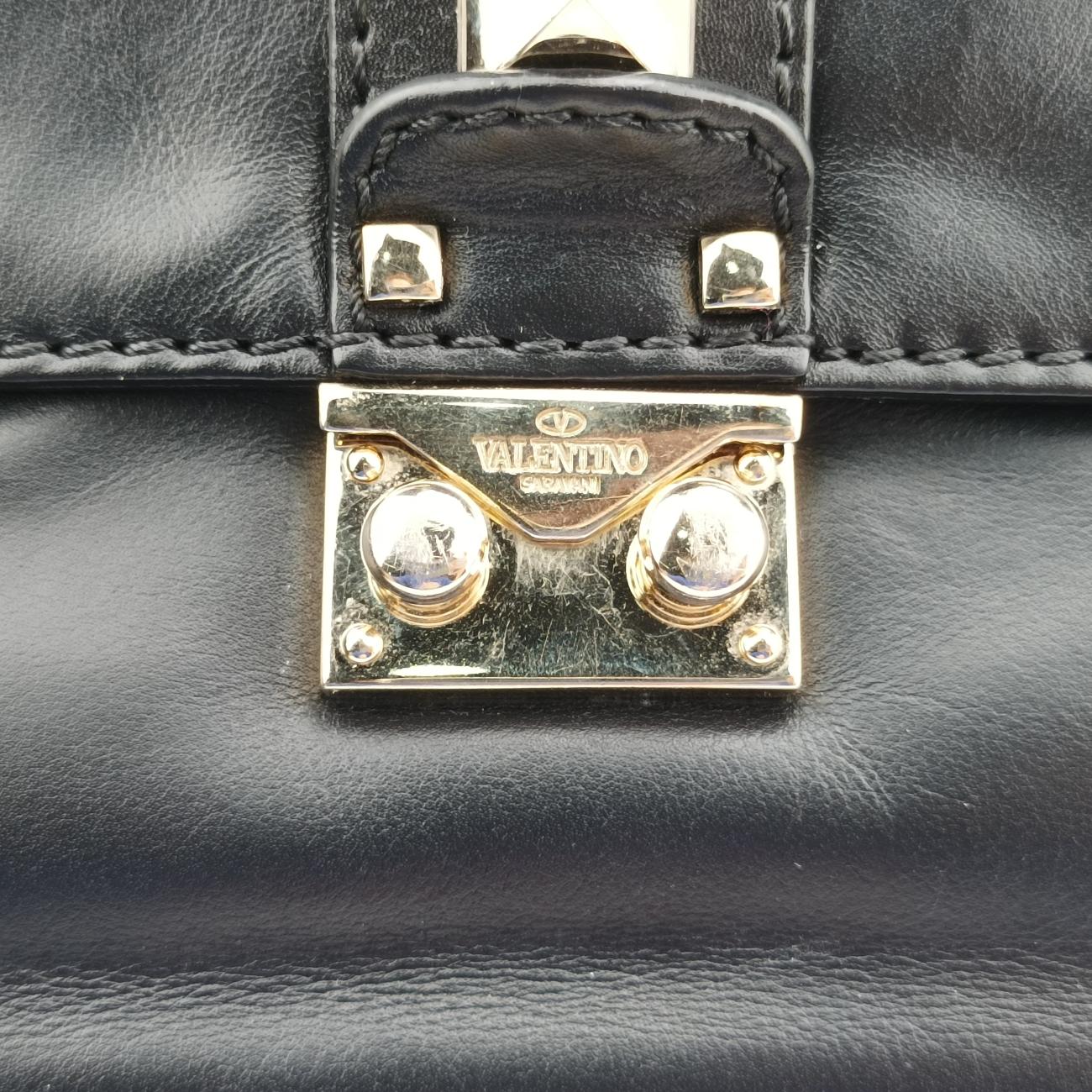 Rockstud Glam Lock Black Leather BS-C312VIT3ロックスタッズグラムロックスモール ブラック レザー BS-C312VIT3