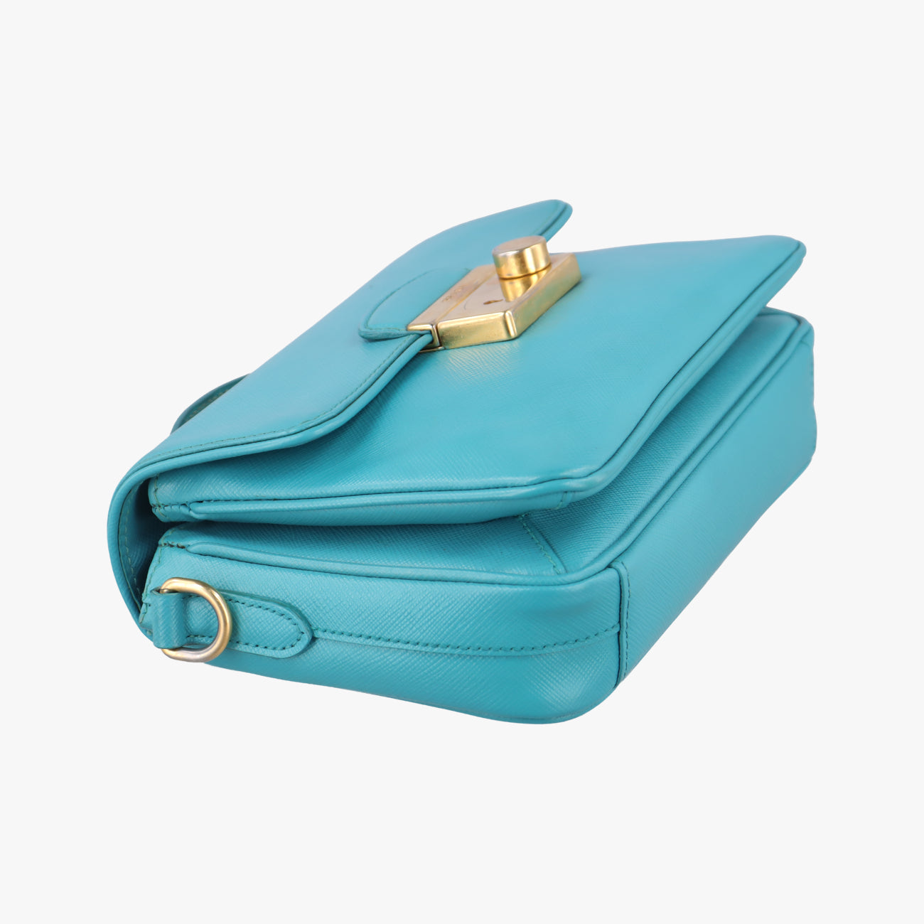 lock Fuoco Sound Top Handle Blue SAFFIANO Leather BT0963 14/Fロック フオコ サウンドトップハンドル ブルー サフィアーノレザー BT0963 14/F