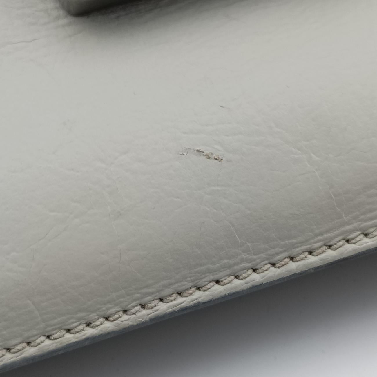 Soft Sound White SAFFIANO Leather BR5026 7ソフトサウンド ホワイト サフィアーノレザー BR5026 7