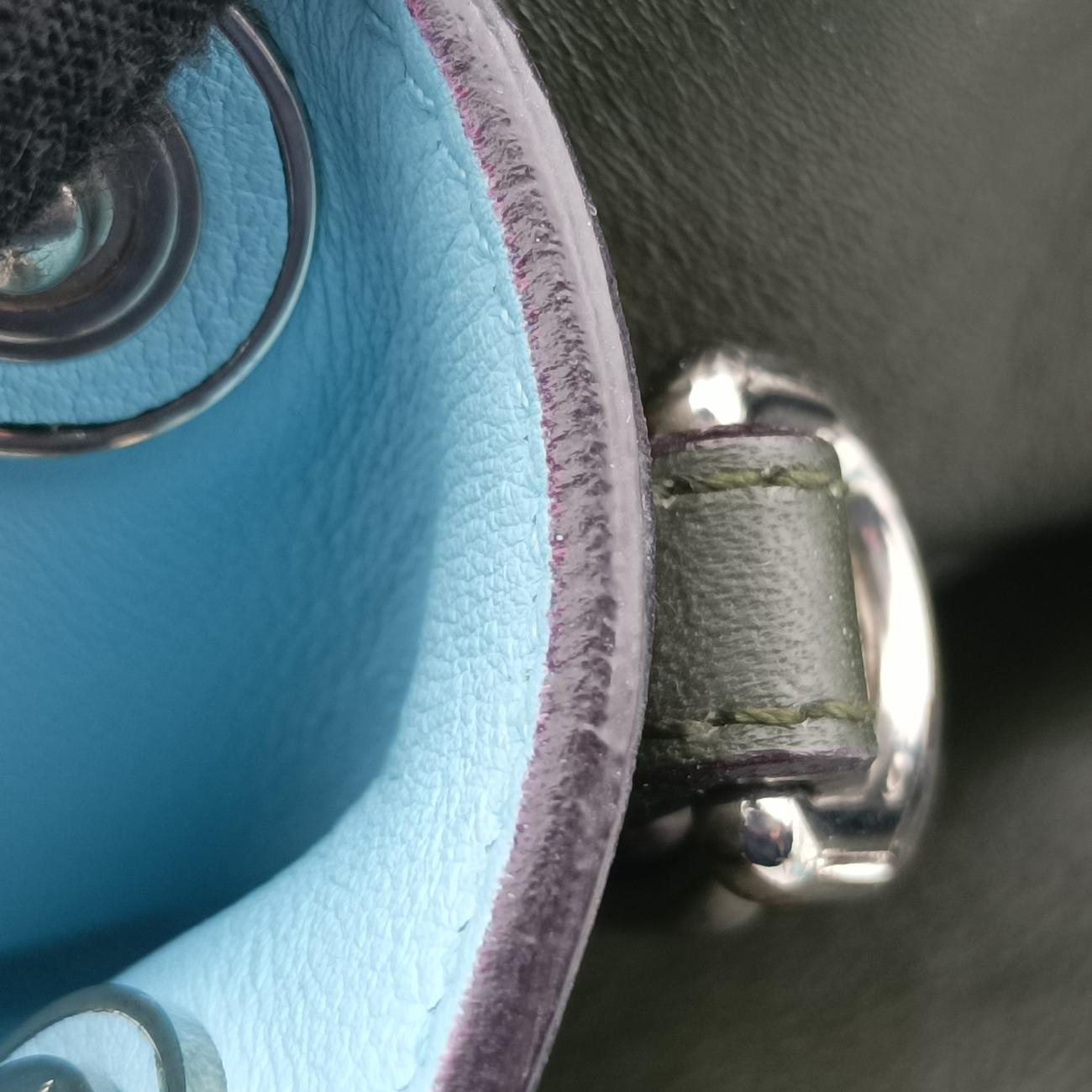 Diorissimo Blue Leather 29-MA-0184ディオリッシモ ブルー レザー 29-MA-0184