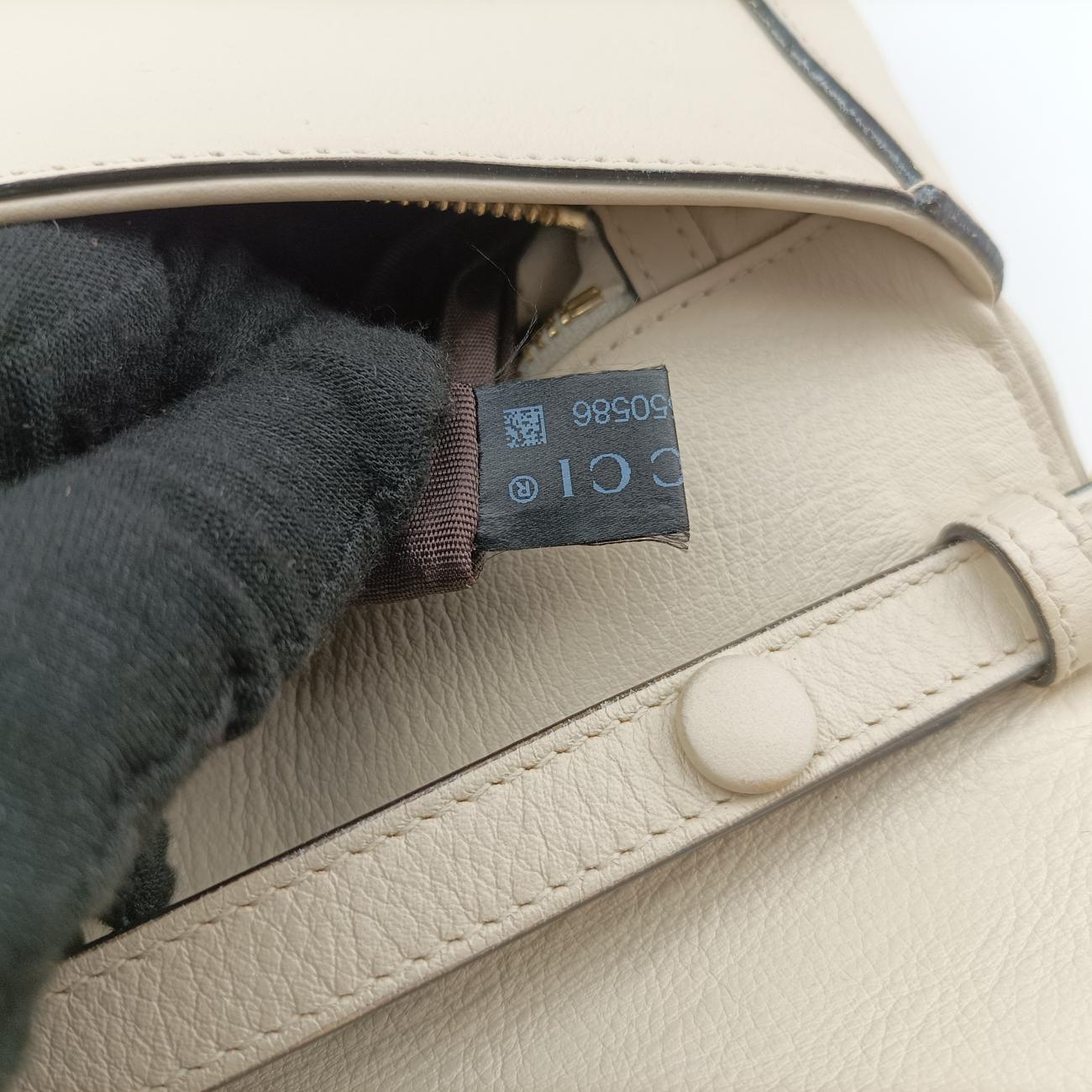 Blondie Chain White Leather 699268 A038550586ブロンディ チェーン ホワイト レザー 699268 A038550586