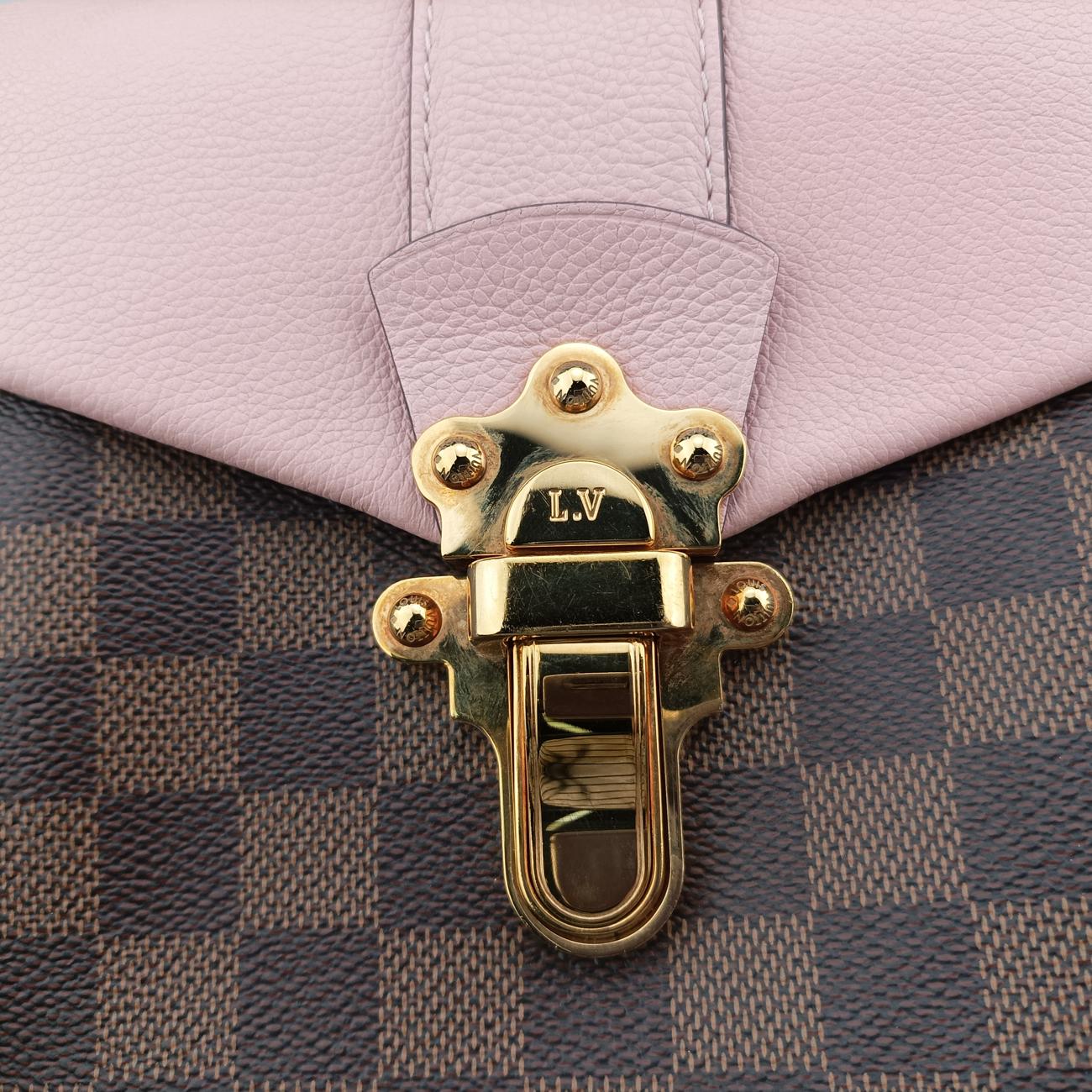 Daypack Clapton EBENE×MAGNOLIA Monogram Canvas×calf leather N42262 SR1118デイパック クラプトン エベーヌ×マグノリア モノグラムキャンバス×カーフレザー N42262 SR1118