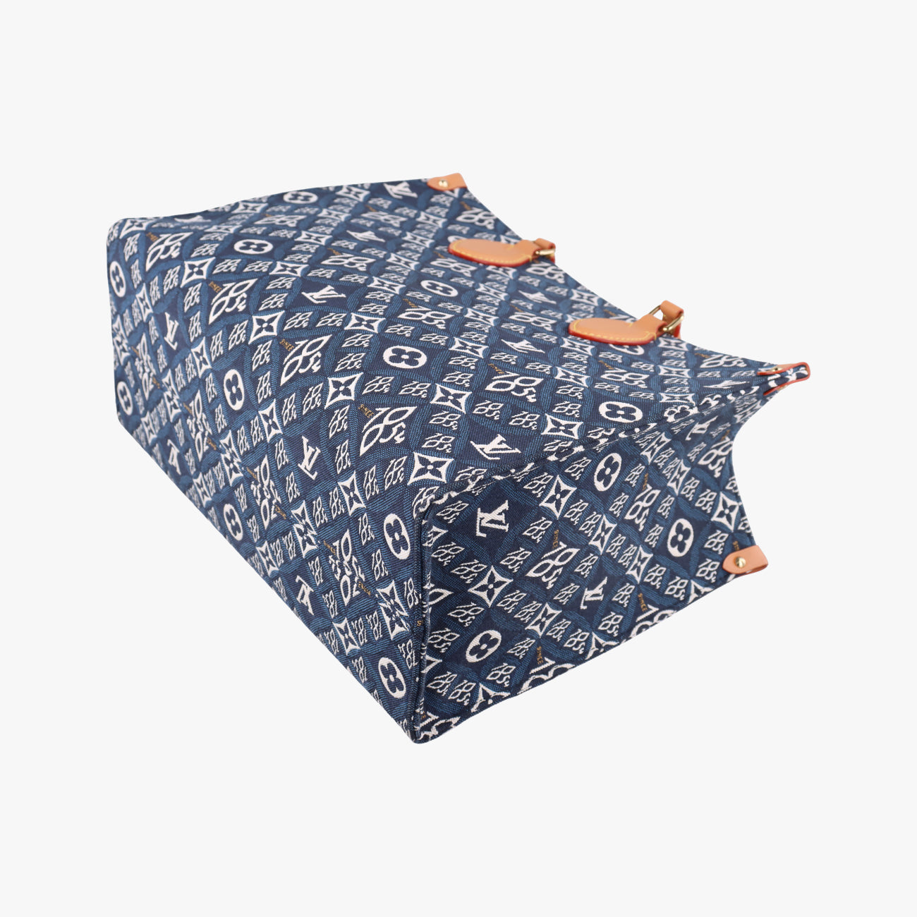 On the Go 1854 MM Navy×White×Beige monogram jacquard M57396 FL4270オンザゴー1854 MM ネイビー×ホワイト×ベージュ モノグラム ジャガード M57396 FL4270