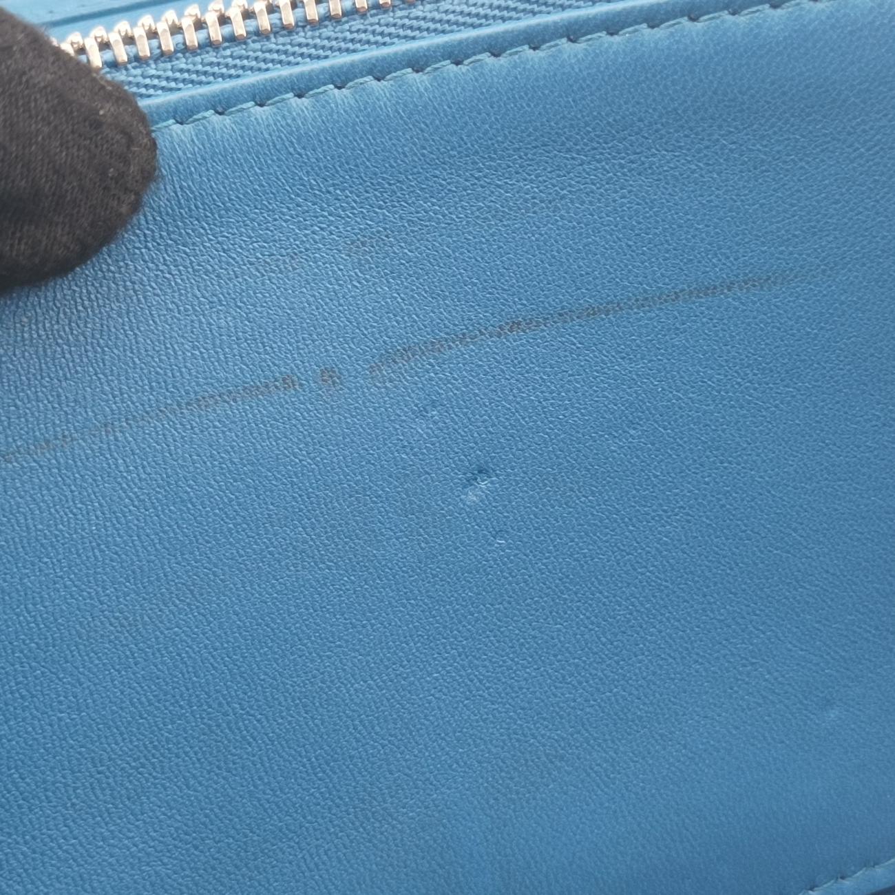 Miss Dior Cannage Blue lambskin 26-MA-0164ミス ディオール カナージュ ブルー ラムスキン 26-MA-0164