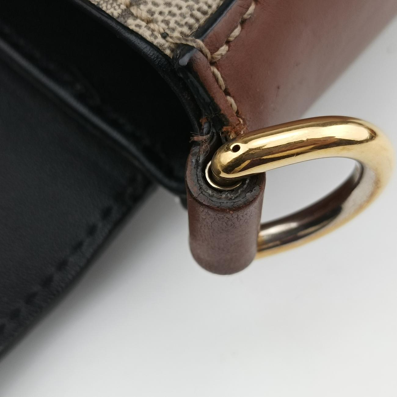 Padlock Guccissima Beige x Black PVC coated canvas x leather 453189 I022386488グッチッシマ パドロック ベージュ×ブラック PVCコーティングキャンバス×レザー 453189 I022386488