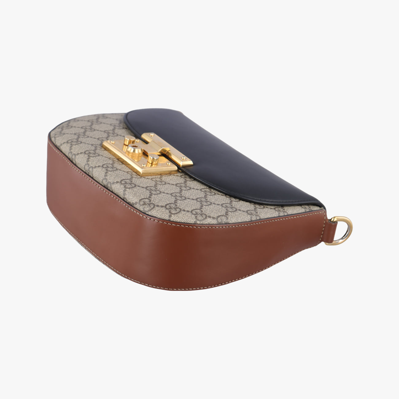 Padlock Guccissima Beige x Black PVC coated canvas x leather 453189 I022386488グッチッシマ パドロック ベージュ×ブラック PVCコーティングキャンバス×レザー 453189 I022386488