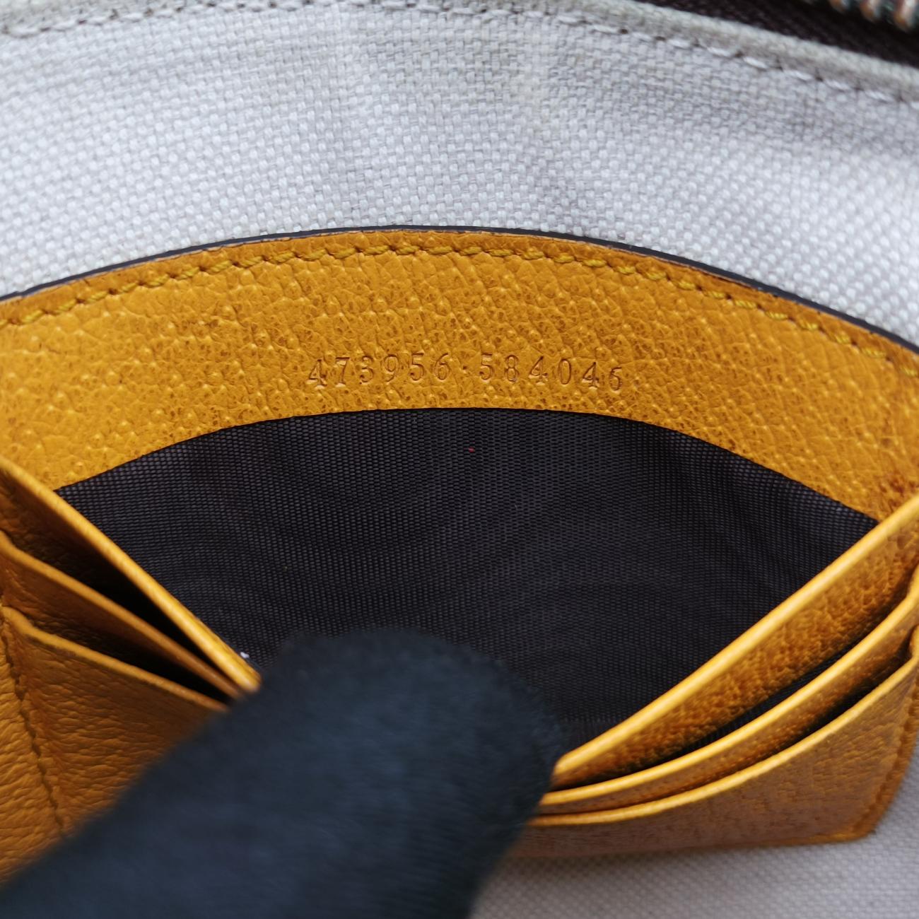 GG Supreme Brown PVC coated canvas 473956 GGスプリーム ブラウン PVCコーティングキャンバス 473956