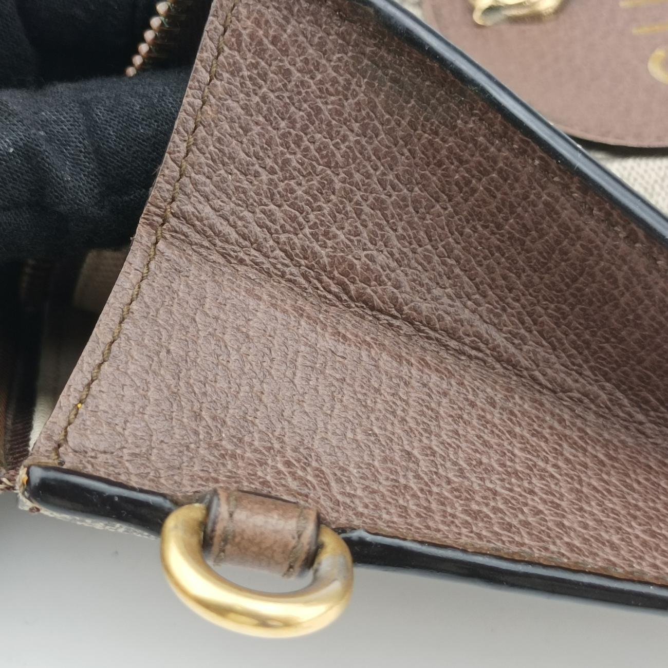 GG Supreme Brown PVC coated canvas 473956 GGスプリーム ブラウン PVCコーティングキャンバス 473956