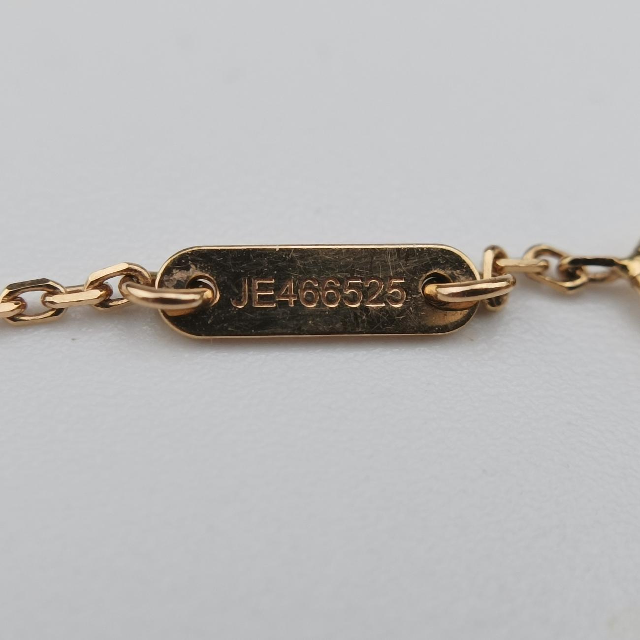 Sweet Alhambra Red×Golden AU750 ARN59K00 JE466525スウィートアルハンブラ レッド×ゴールド AU750 ARN59K00 JE466525