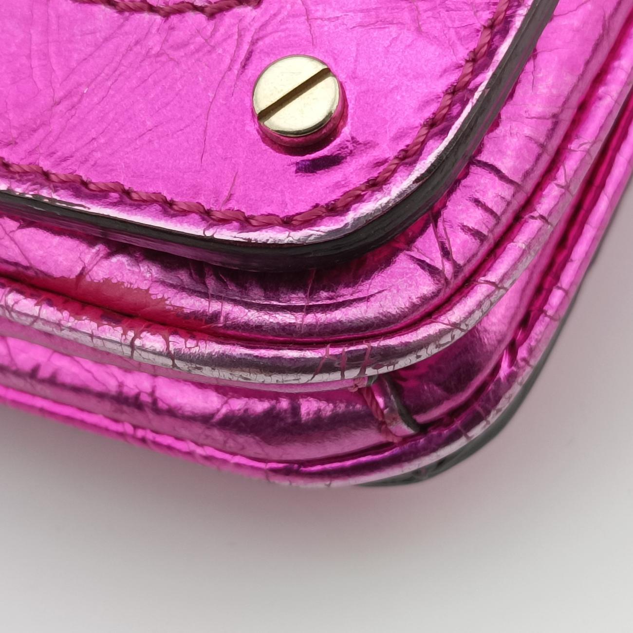 Gianni Versace Pink Leather ジャンニ ヴェルサーチ ピンク レザー