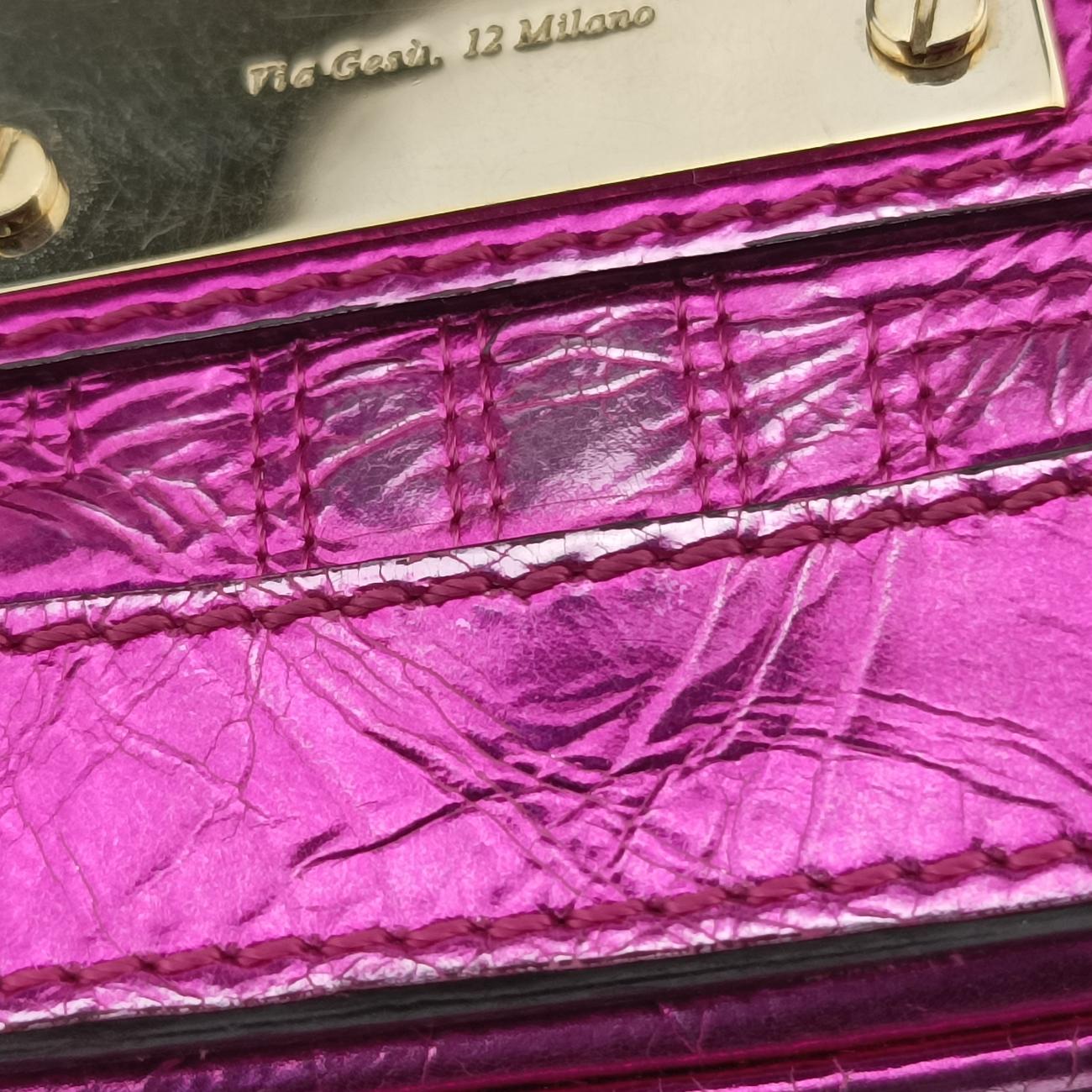 Gianni Versace Pink Leather ジャンニ ヴェルサーチ ピンク レザー