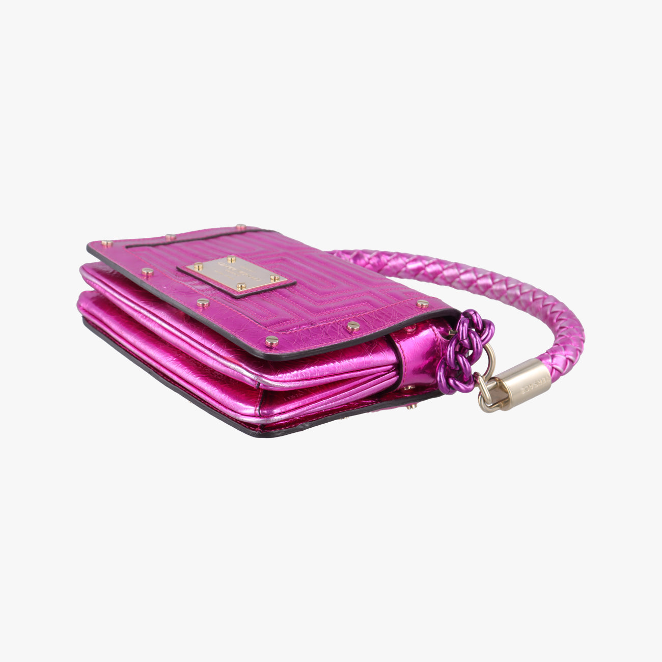 Gianni Versace Pink Leather ジャンニ ヴェルサーチ ピンク レザー