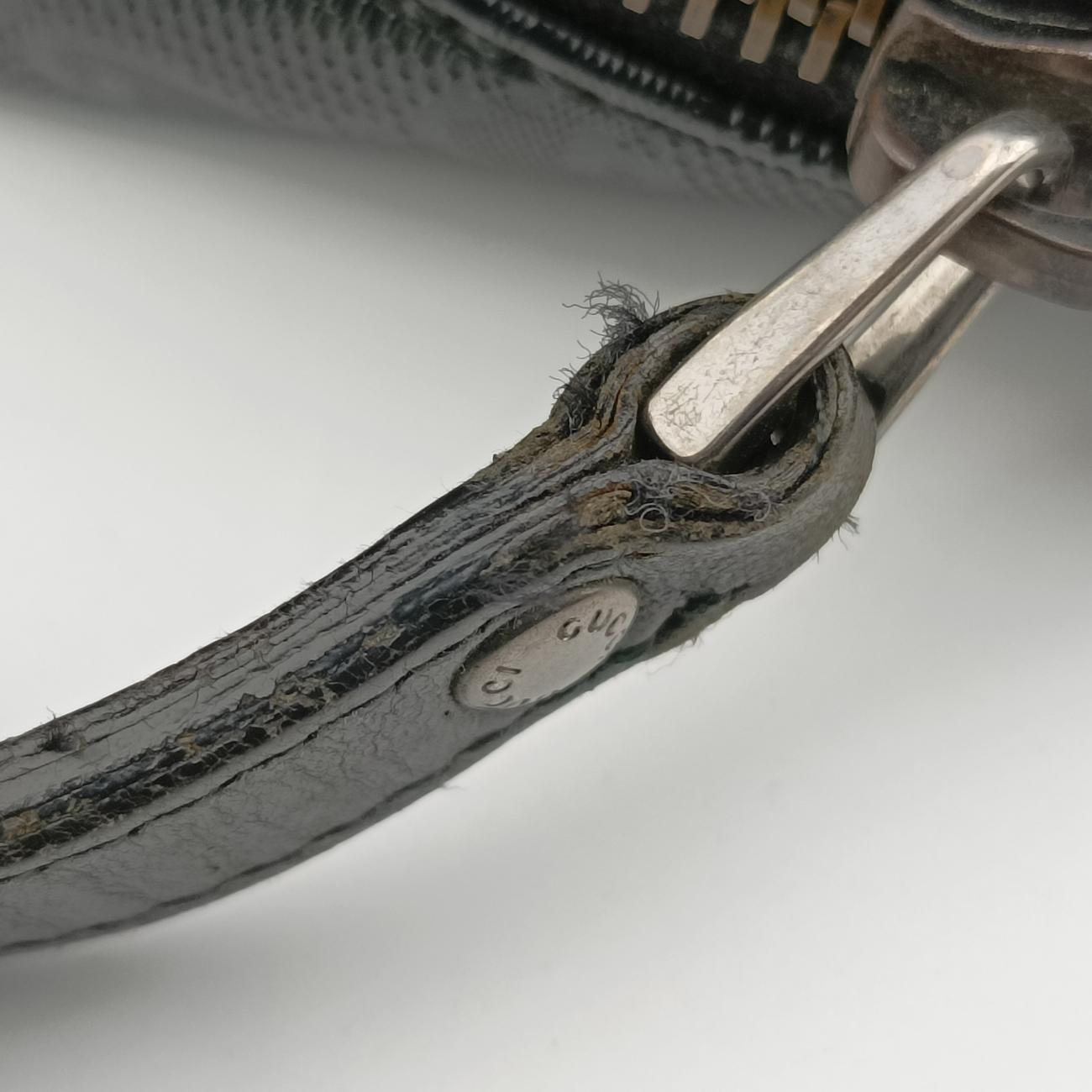 GG Imprime Messenger Black Leather 201448 D5477304GGインプリメ メッセンジャー ブラック レザー 201448 D5477304