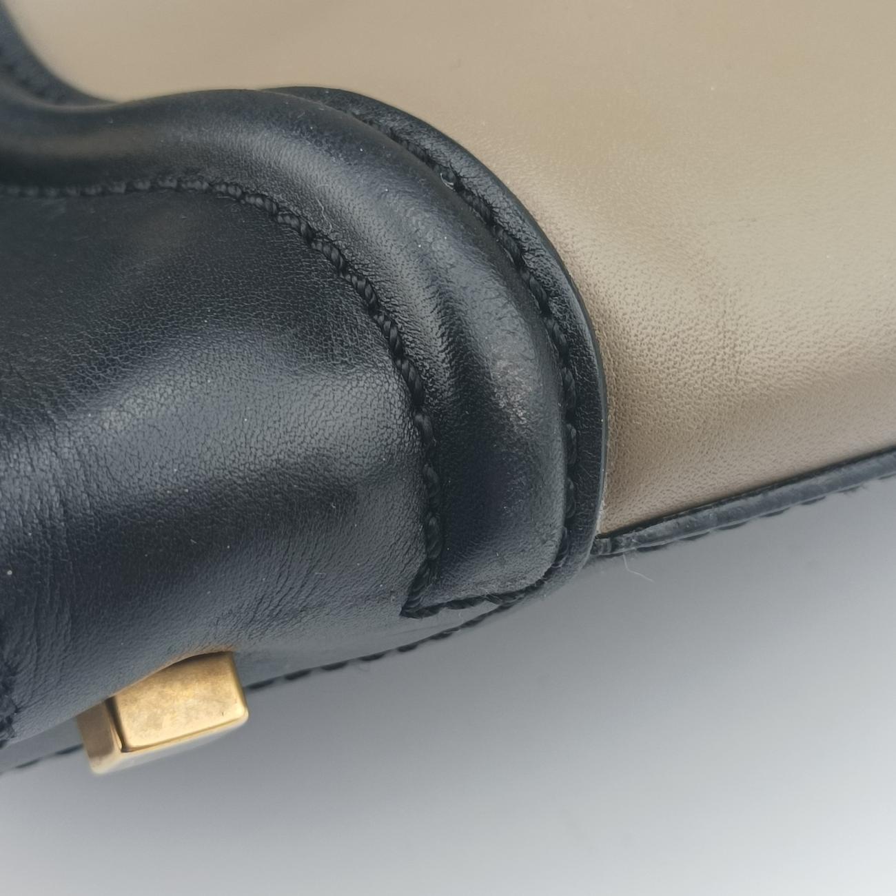 Luggage Mini Shopper Black x beige xBurgundy Leather W-AT-0181 W-UP-0181ラゲージミニショッパー ブラック×ベージュ×ワインレッド レザー W-AT-0181 W-UP-0181