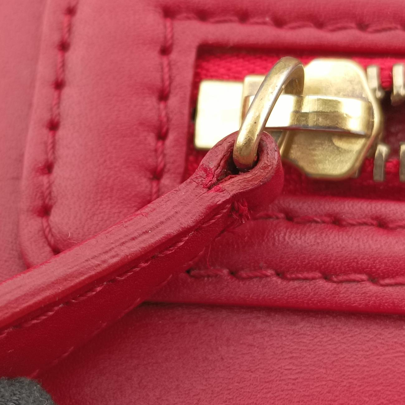 Luggage Mini Shopper Red Leather F-AT-0143 F-MM-0143ラゲージミニショッパー レッド レザー F-AT-0143 F-MM-0143