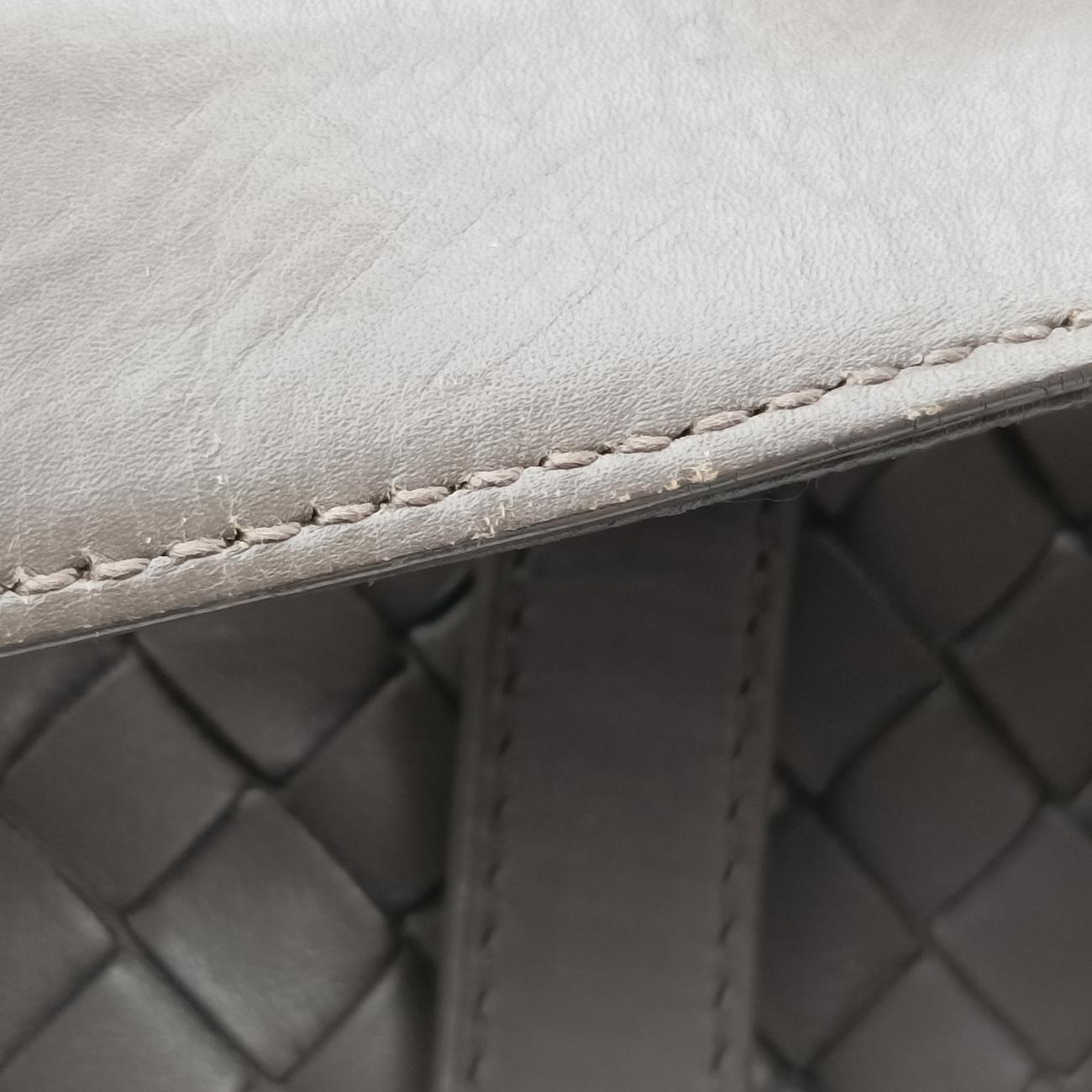 Roma Intrecciato Brown lambskin B05976535Wローマ イントレチャート ブラウン ラムスキン B05976535W