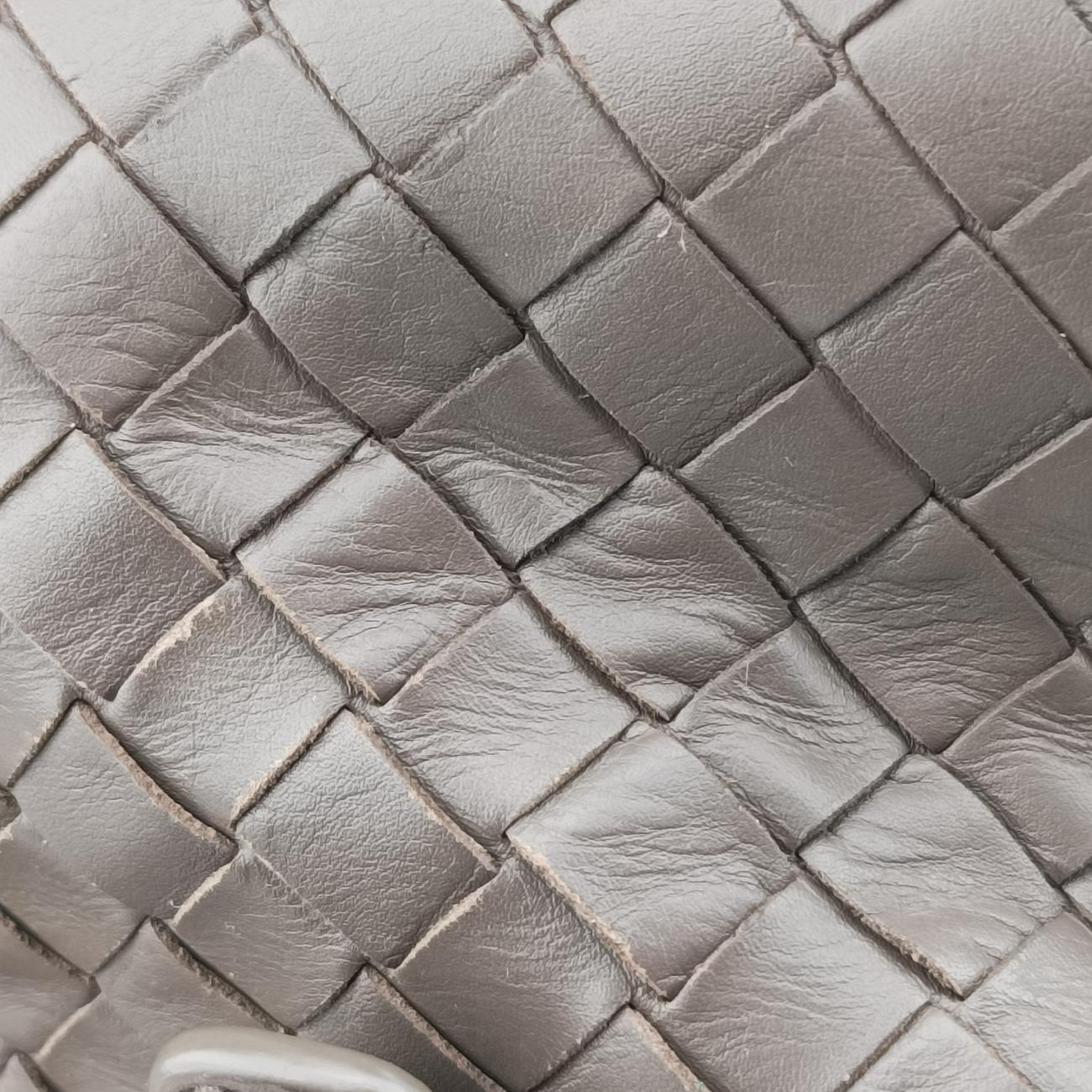 Roma Intrecciato Brown lambskin B05976535Wローマ イントレチャート ブラウン ラムスキン B05976535W