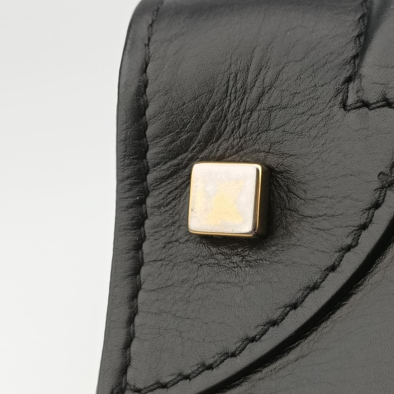 Luggage Mini Shopper Black×Brown×Multicolour Leather×Snakeskin S-AT-1121 S-PA-0112ラゲージミニショッパー ブラック×ブラウン×マルチカラー レザー×ヘビ革 S-AT-1121 S-PA-0112