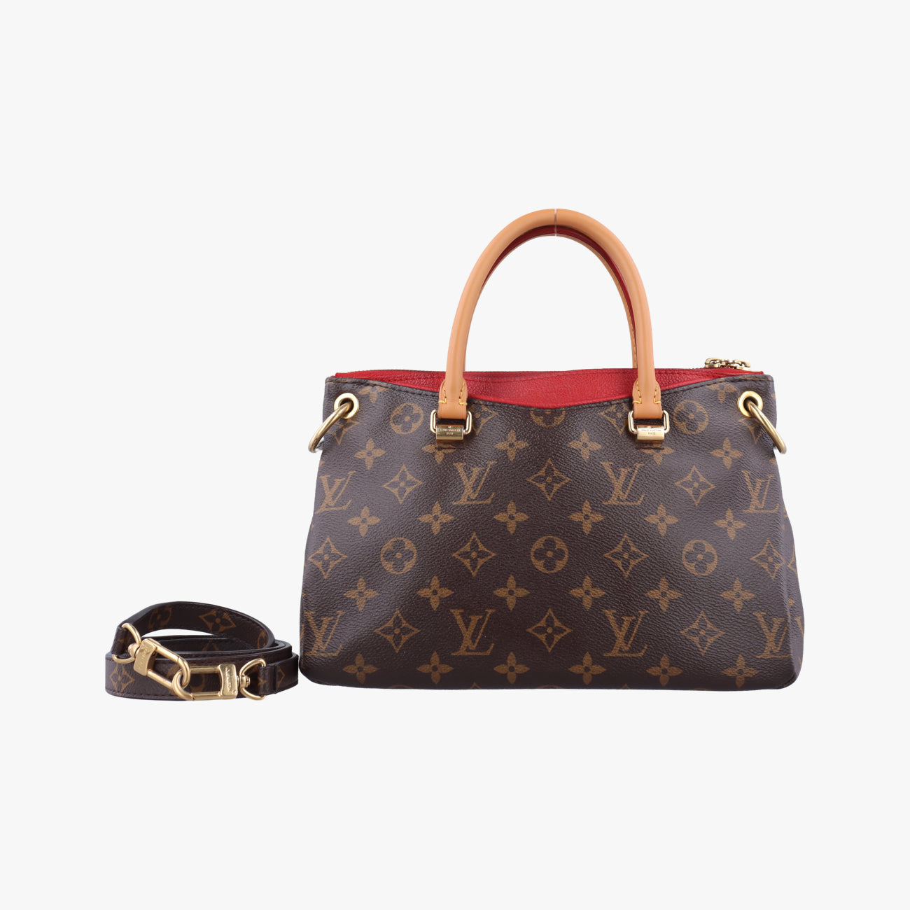 Pallas BB Brown x CERISE Monogram Canvas×calf leather M41241 SN5105パラスBB モノグラム/ブラウン系×スリーズ モノグラムキャンバス×カーフレザー M41241 SN5105