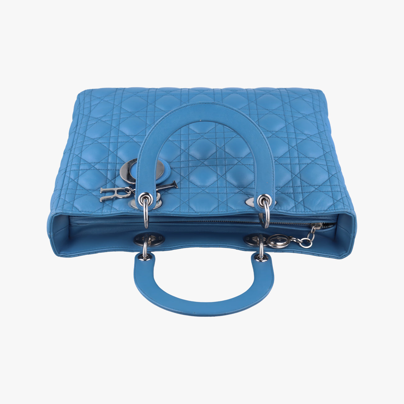 Lady Dior Blue lambskin 04-MA-1101レディディオール ブルー ラムスキン 04-MA-1101