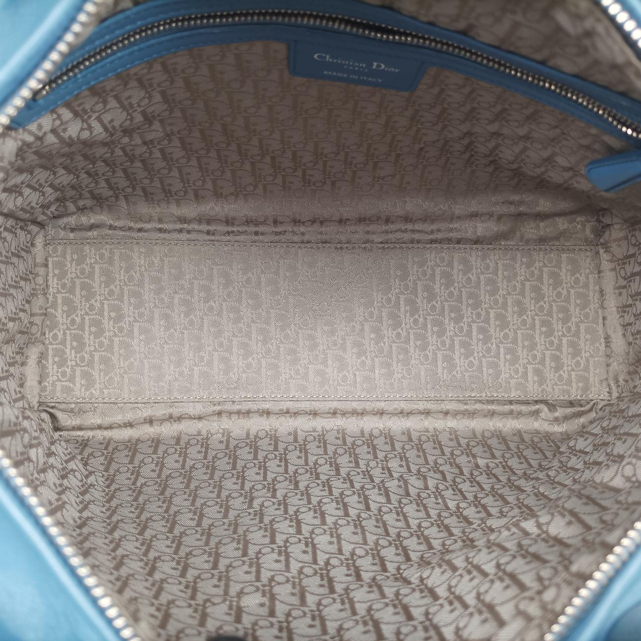 Lady Dior Blue lambskin 04-MA-1101レディディオール ブルー ラムスキン 04-MA-1101