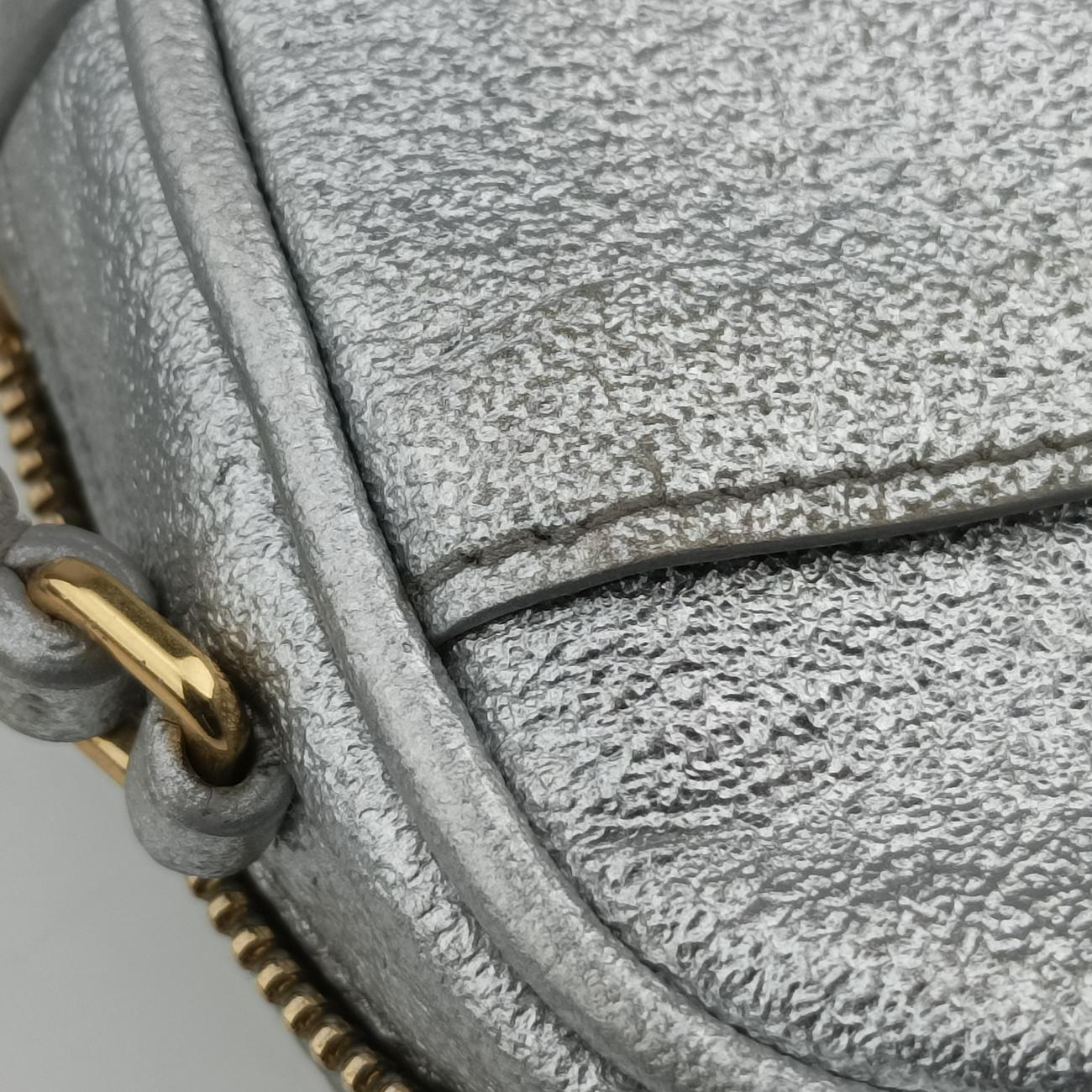 Monogram Blogger Silver Leather 425317 FLY425317.1016ブロガーバッグ シルバー レザー 425317 FLY425317.1016