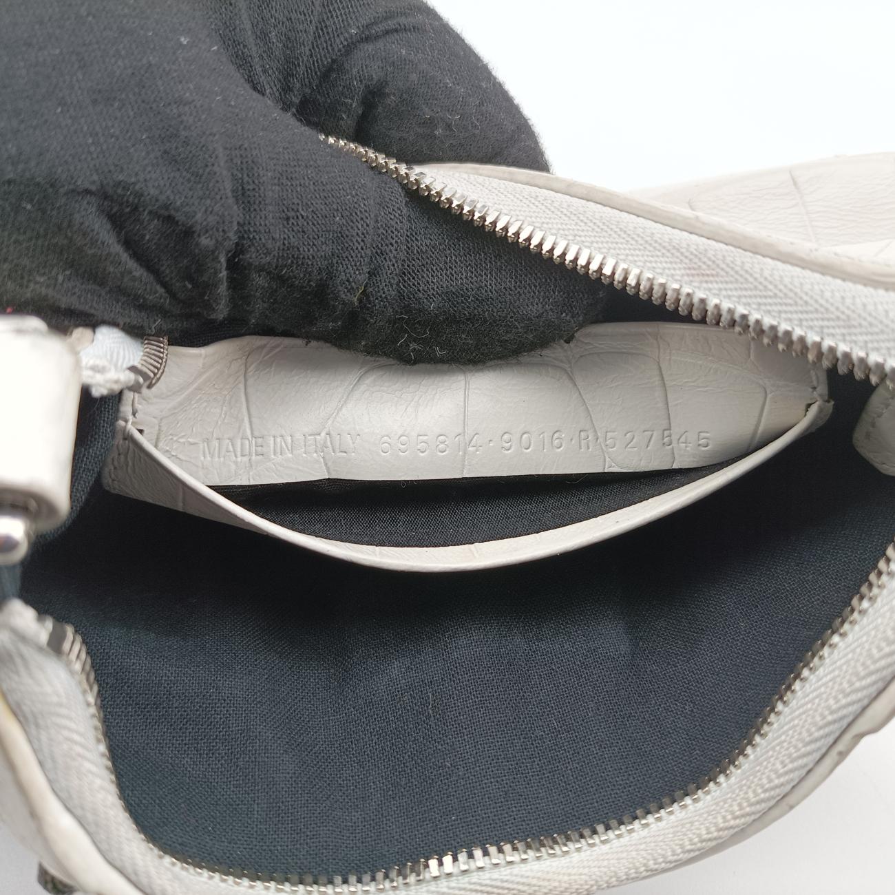 Le Cagole mini White lambskin 695814.9016.R.527545ル カゴール ミニ ホワイト ラムスキン 695814.9016.R.527545