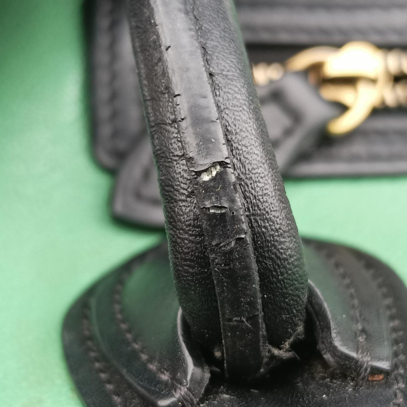 luggage nano shopper Black x Blue x Green Leather U-AT-4194 U-CU-5114ラゲージナノショッパー ブラック×ブルー×グリーン レザー U-AT-4194 U-CU-5114