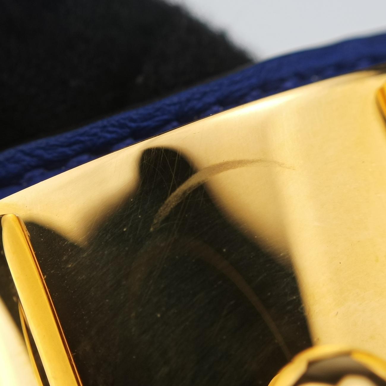 Collier de Chien Blue×golden Leather × GP S ▢O Rコリエ ド シアン ブルー×ゴールド レザー×GP S ▢O R