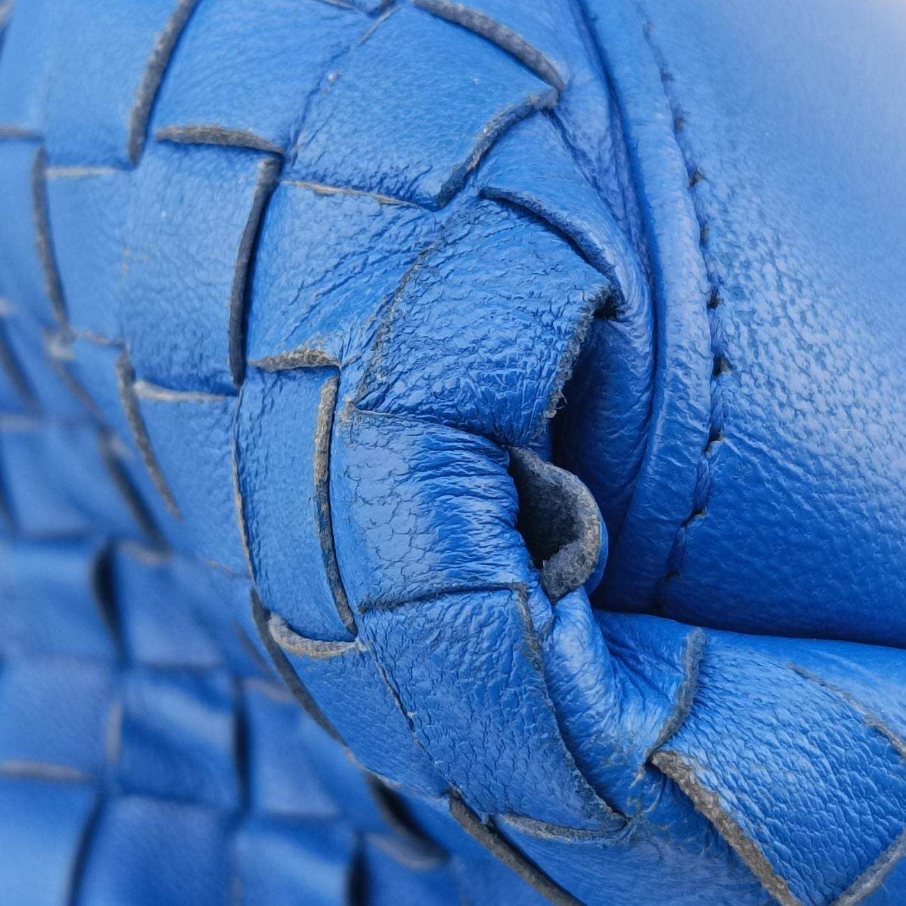 Intrecciato Blue lambskin B05059512Cイントレチャート ブルー ラムスキン B05059512C