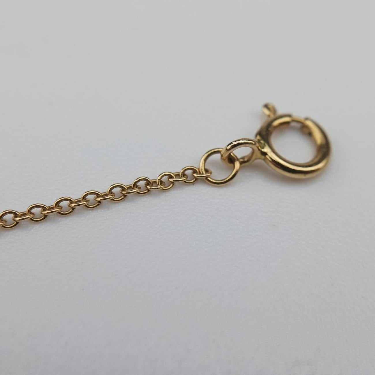 T Diamond & Mother Of Pearl Circle Pendant Blue×golden AU750 T トゥー ダイヤモンド&マザーオブパール サークル ペンダント ブルー×ゴールド AU750