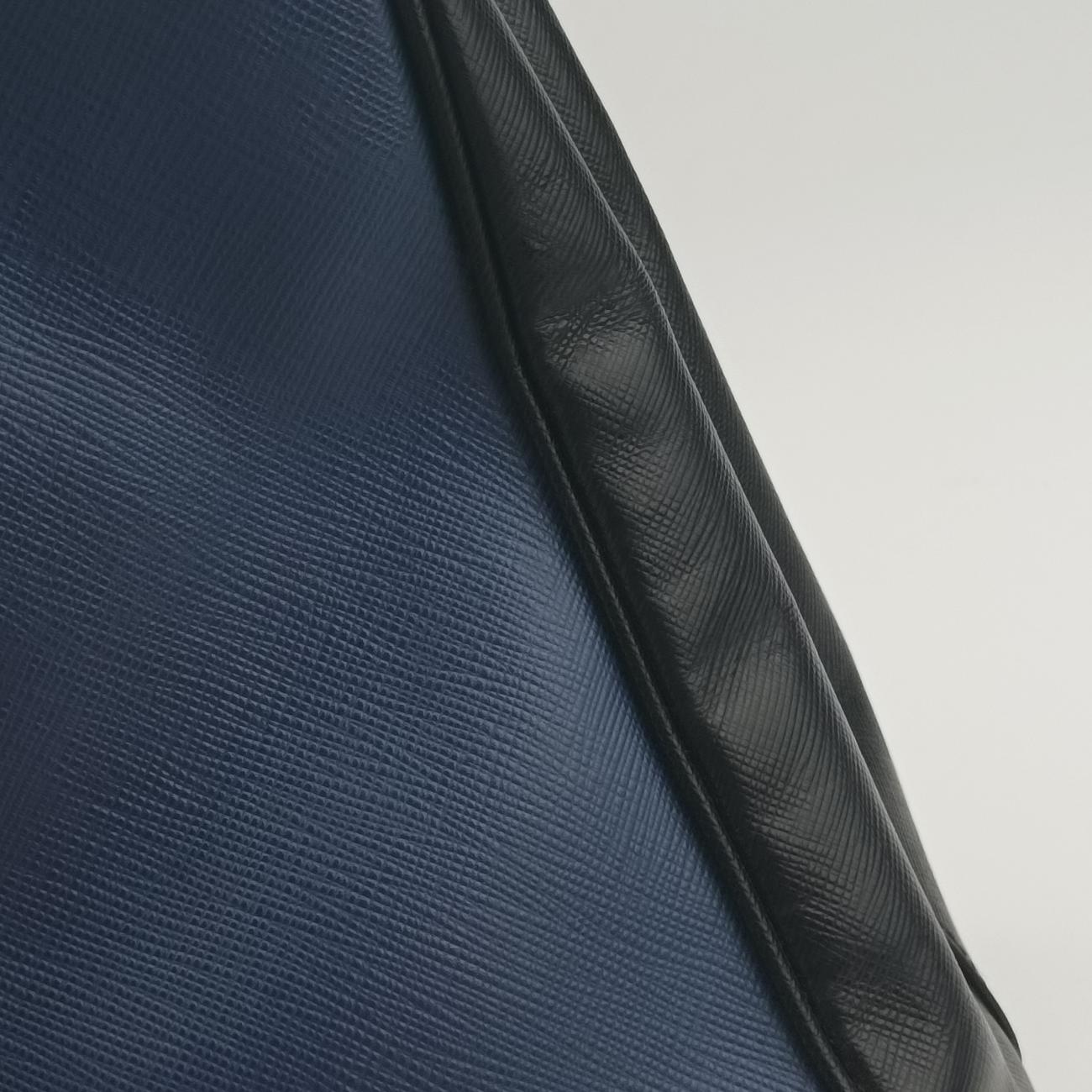 Galleria Blue x black SAFFIANO Leather B1874A 14/Gガレリア ブルー x ブラック サフィアーノレザー B1874A 14/G