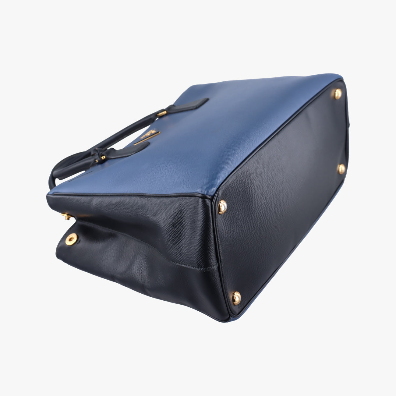 Galleria Blue x black SAFFIANO Leather B1874A 14/Gガレリア ブルー x ブラック サフィアーノレザー B1874A 14/G