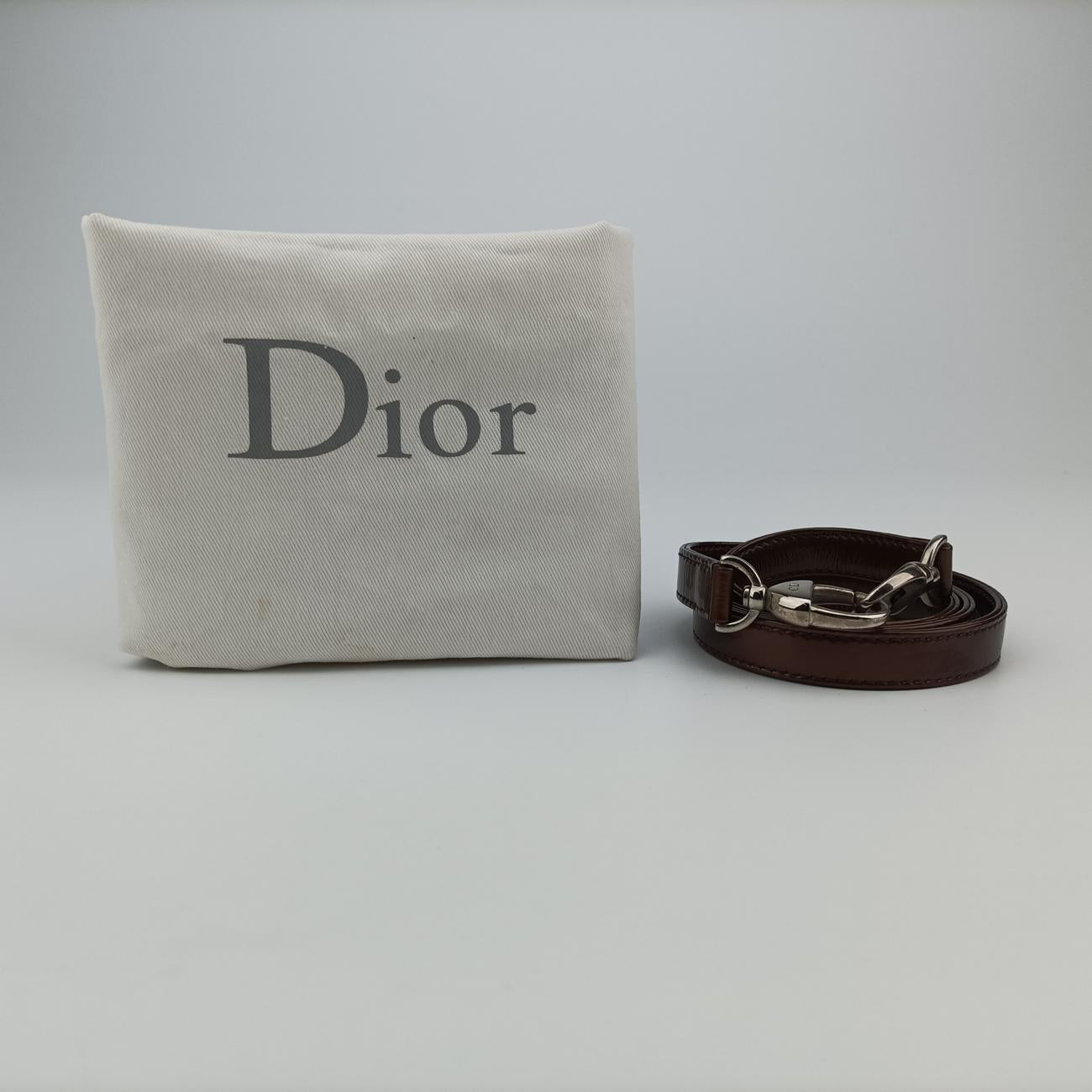 Lady Dior purple×orange Leather 15-BO-1121レディディオール パープル×オレンジ レザー 15-BO-1121