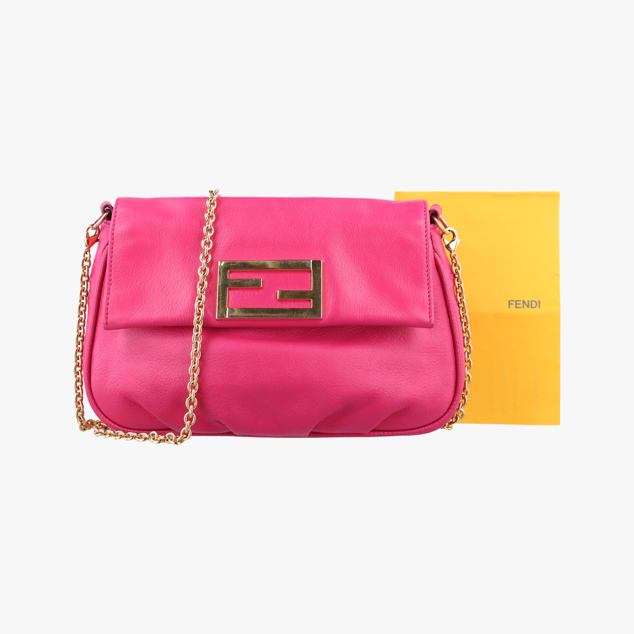 Fendista Pochette Rose Leather 8M0276 8M0276-ANG-128-2566フェンディスタ ポシェット ローズ レッド レザー 8M0276 8M0276-ANG-128-2566