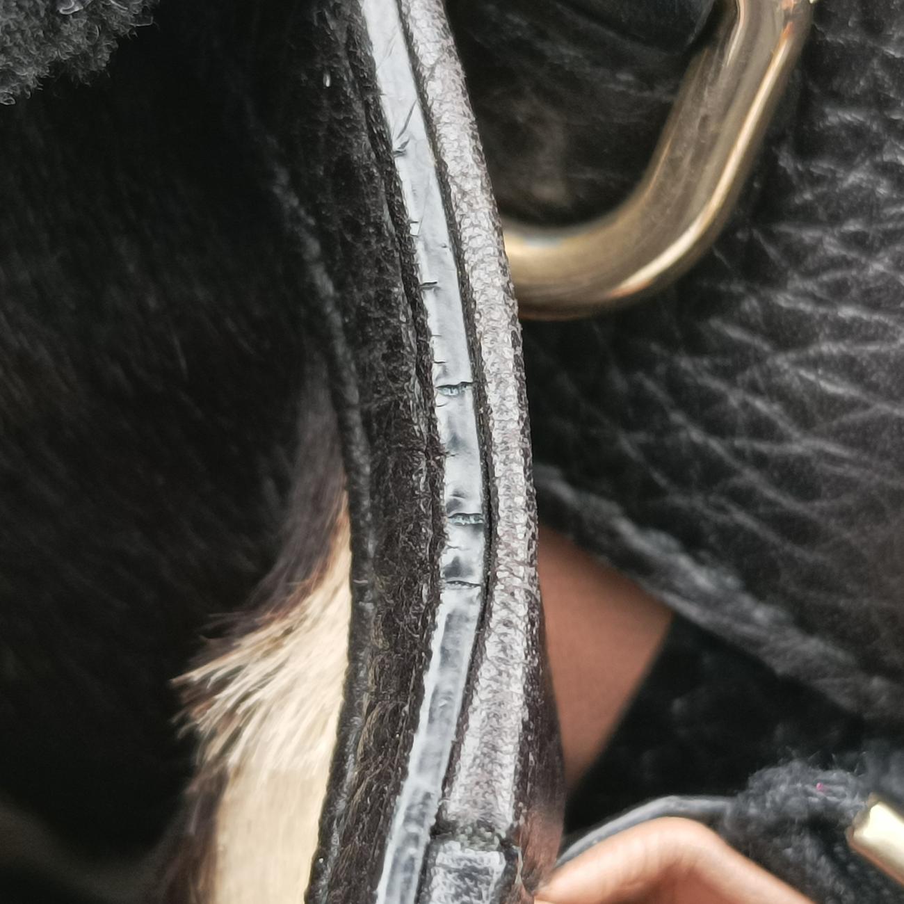 bamboo shopper Beige x Black x White ponyhair 323658 H016653138バンブーショッパー ベージュ x ブラック x ホワイト ハラコ 323658 H016653138