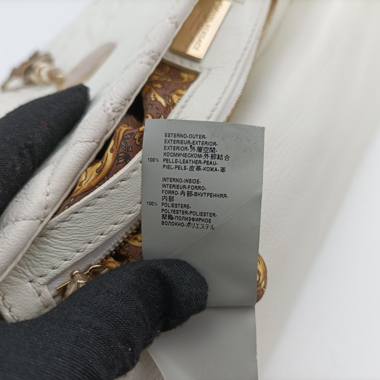 Embossed Leather Talia Vanitas White Leather エンボス レザー タリア ヴァニタス ホワイト レザー