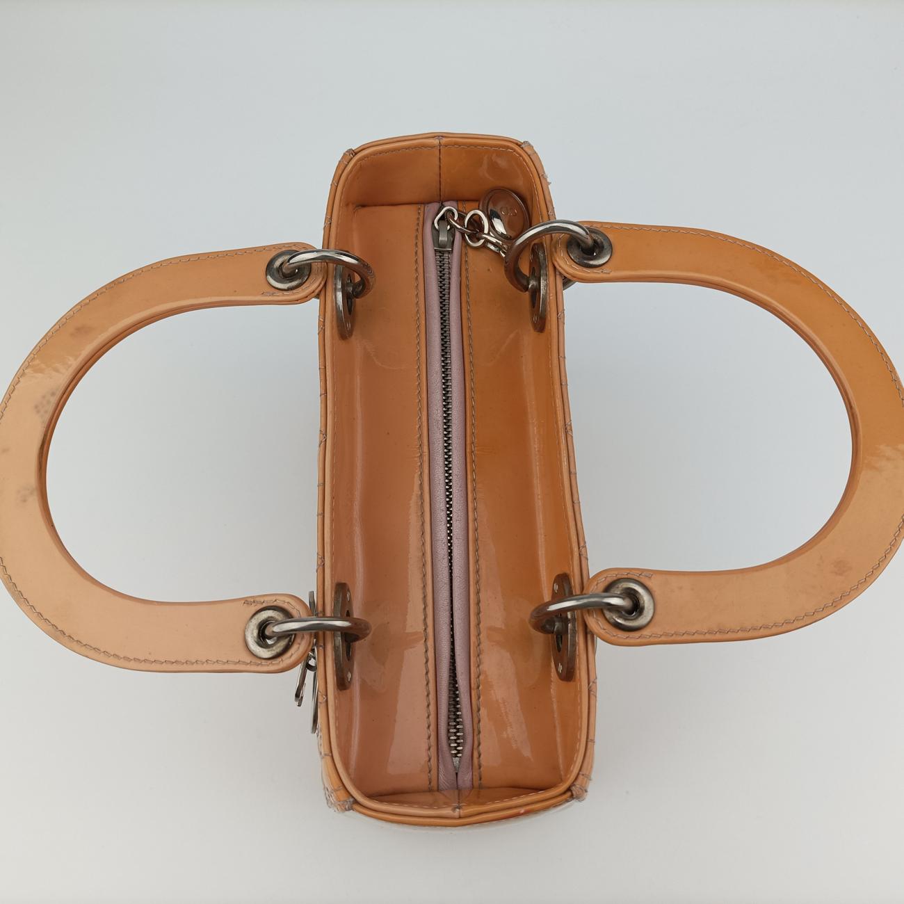 Lady Dior Yellow Patent 16-BO-0112 Bレディディオール イエロー パテント 16-BO-0112 B