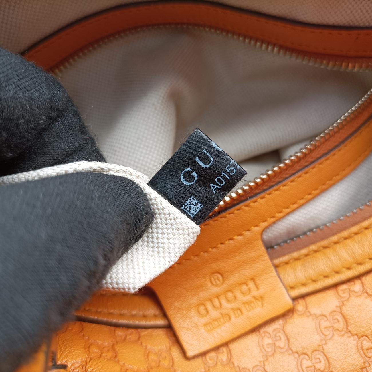 Microguccissima Joy Orange Leather 322231 A015759603マイクログッチシマ オレンジ レザー 322231 A015759603