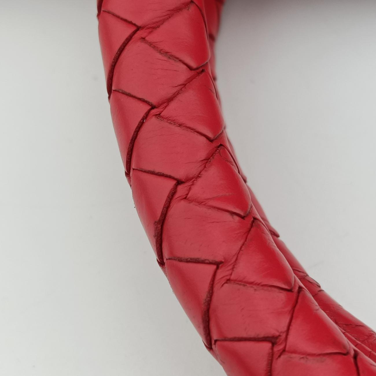 Intrecciato Red lambskin B02585004Sイントレチャート レッド ラムスキン B02585004S