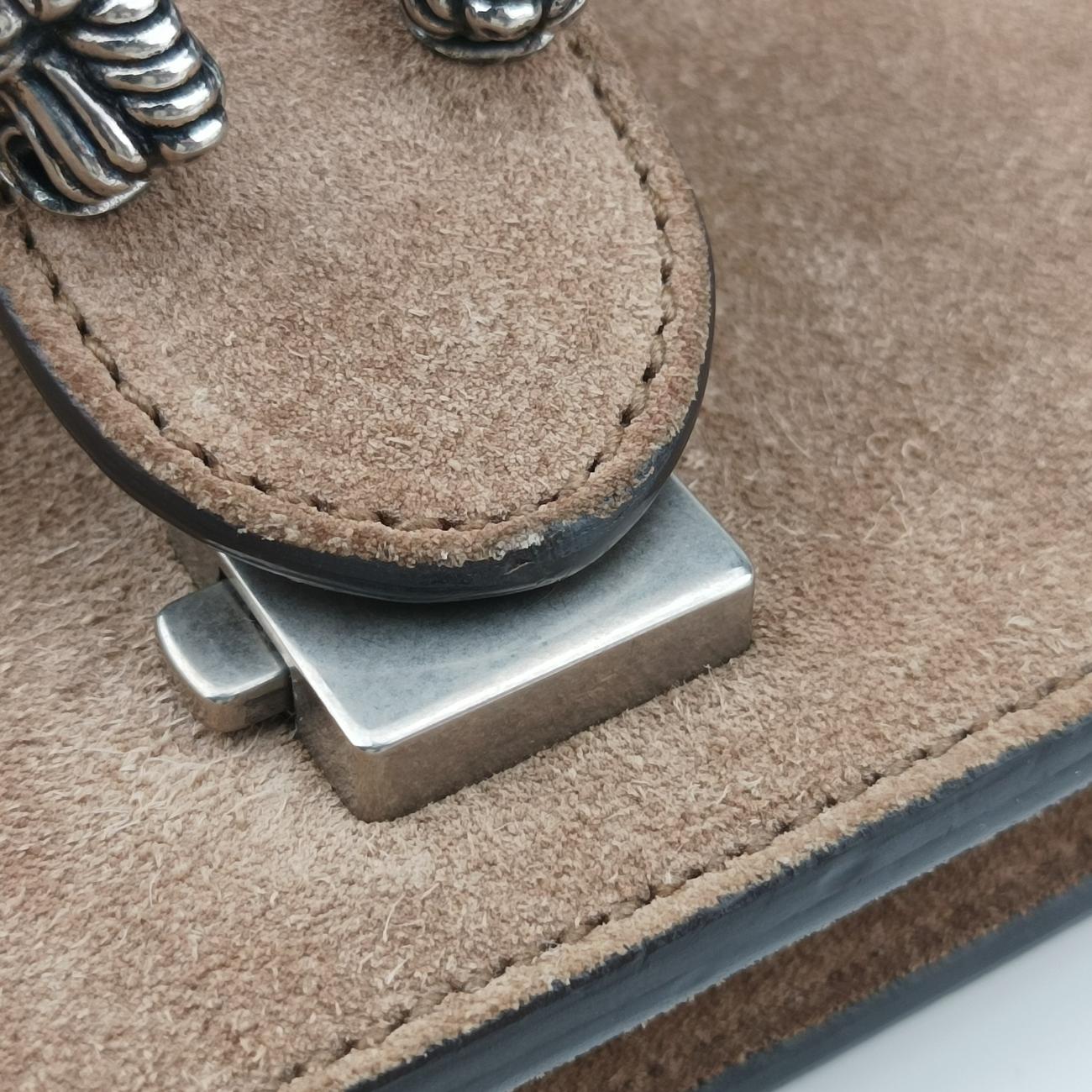 Dionysus Brown Suede x leather 400249 A019346434ディオニュソス ブラウン スエード×レザー 400249 A019346434