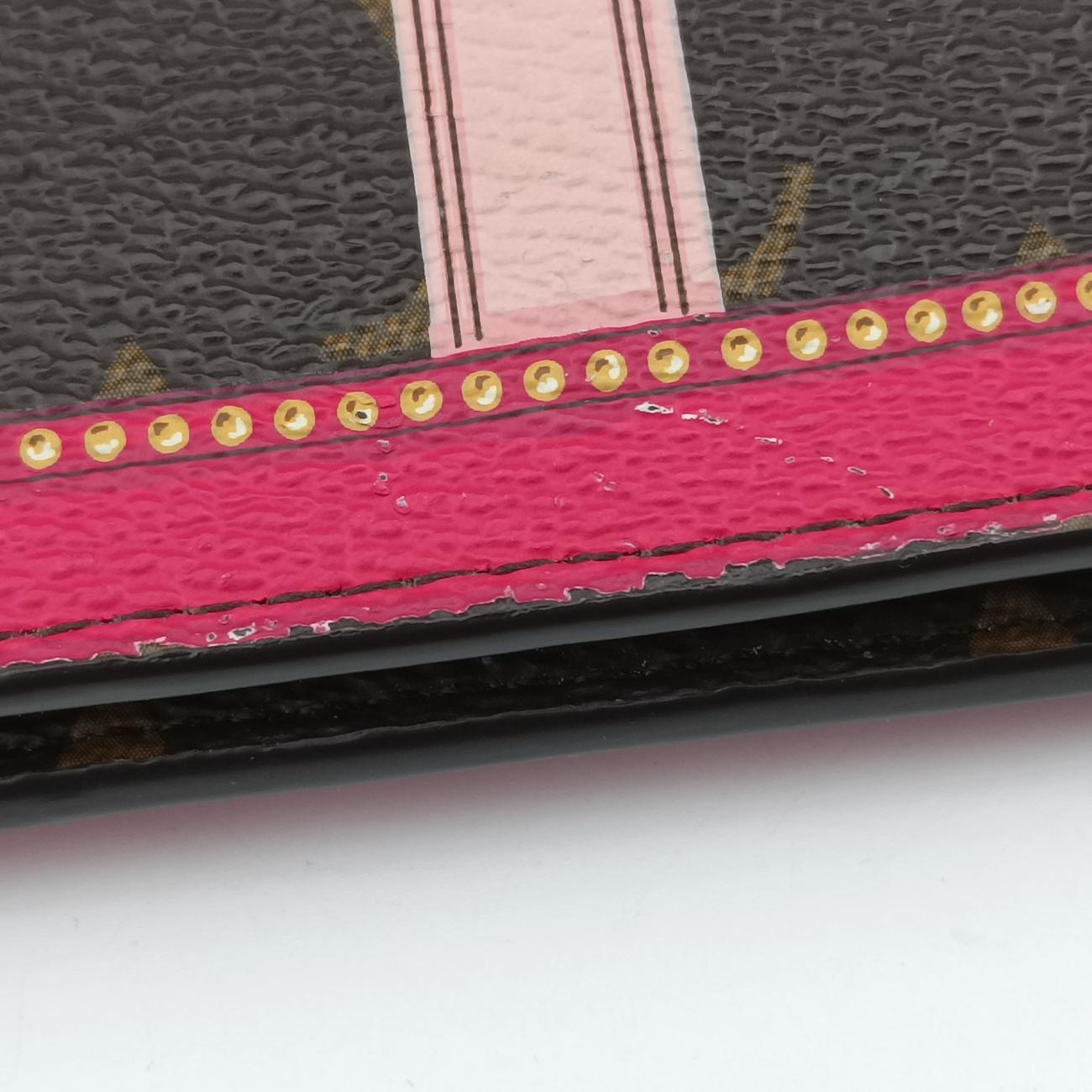 Pochette Weekend brown×Fuchsia Pink Monogram Canvas M62456 UB1188ポシェット ウィークエンド モノグラム/ブラウン系×フューシャピンク モノグラムキャンバス M62456 UB1188