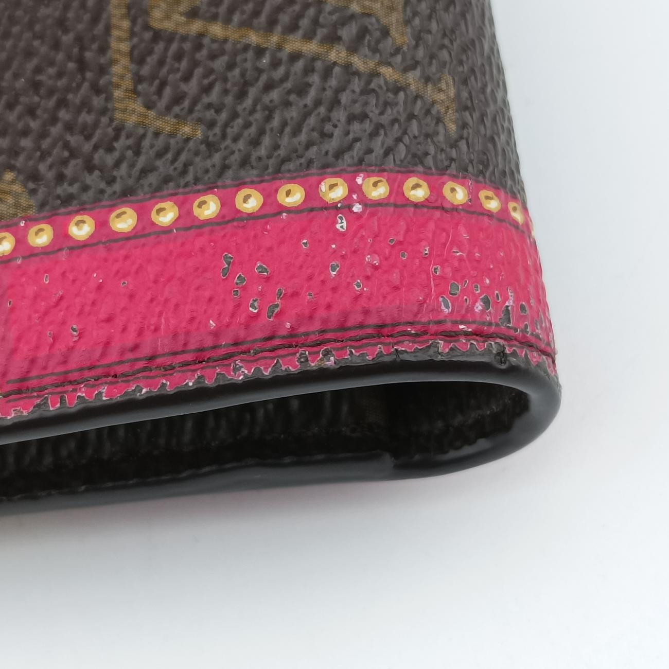 Pochette Weekend brown×Fuchsia Pink Monogram Canvas M62456 UB1188ポシェット ウィークエンド モノグラム/ブラウン系×フューシャピンク モノグラムキャンバス M62456 UB1188