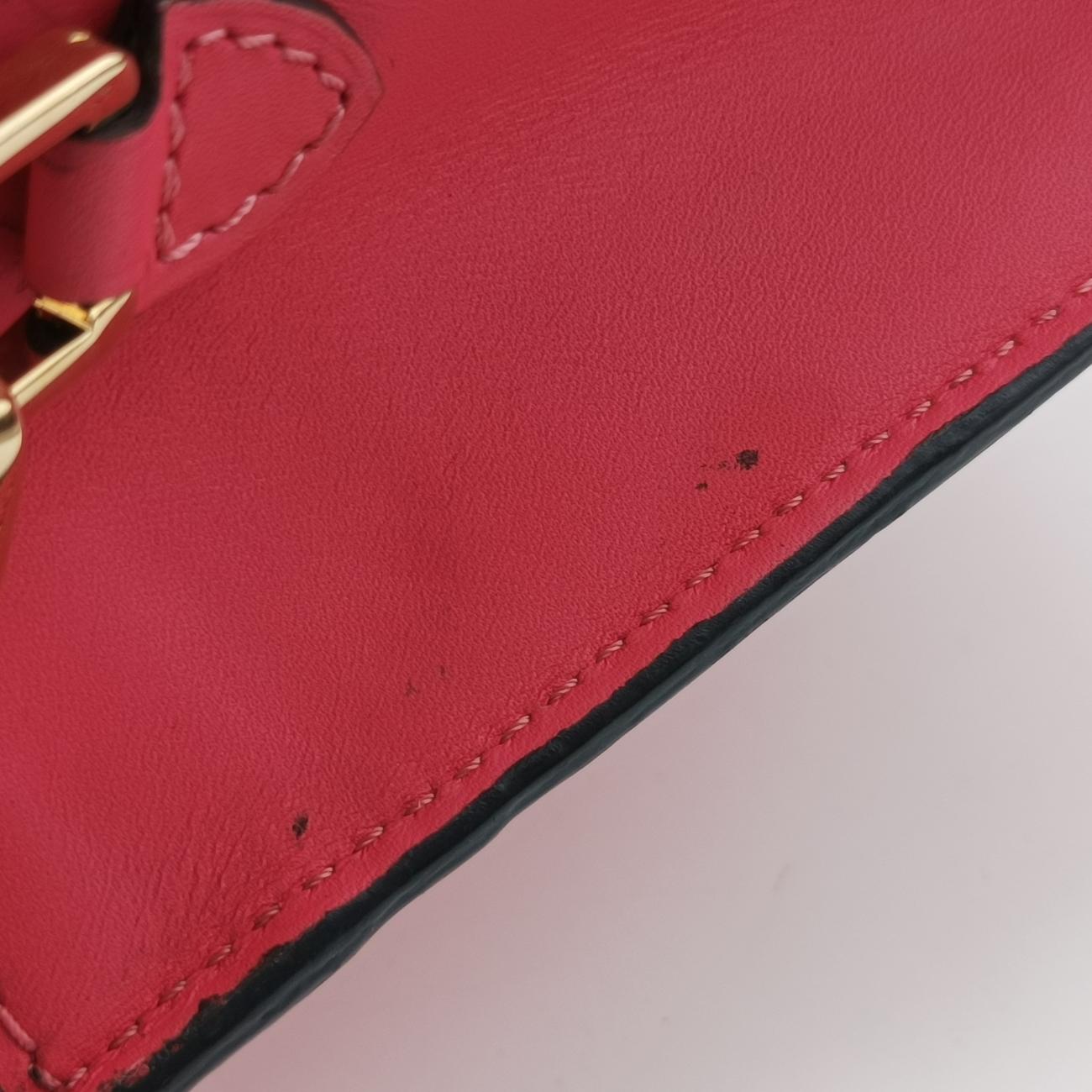 Pochette Louise GM Pink leather PL4134ポシェット ルイーズGM ピンク レザー PL4134