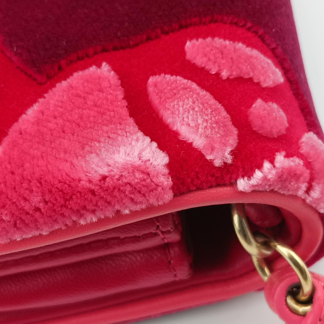 Camellia Red×Multicolour velour A91812 24426466カメリア レッド×マルチカラー ベロア A91812 24426466