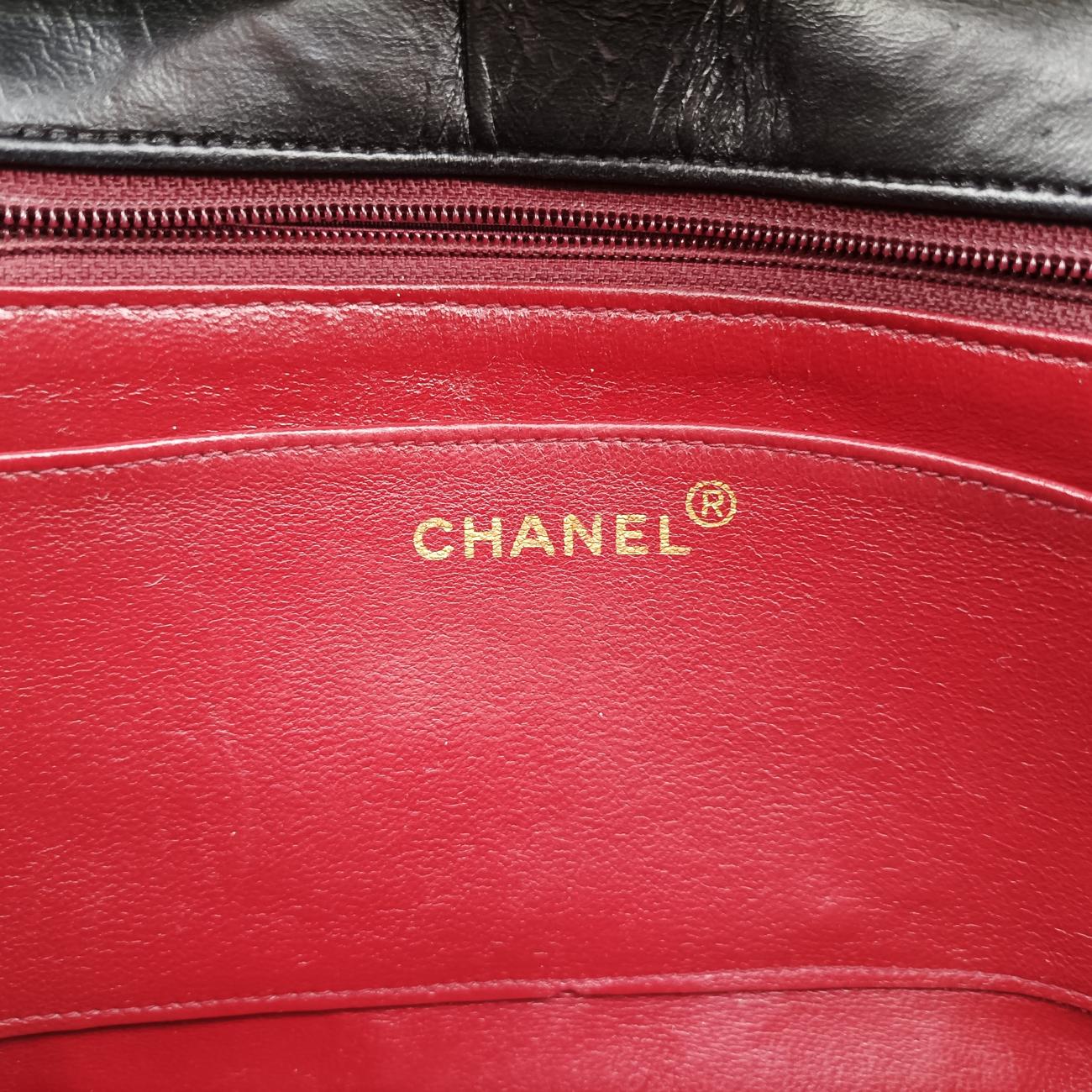 Mademoiselle Cocomark Black Lambskin マドモアゼル ココマーク ブラック ラムスキン