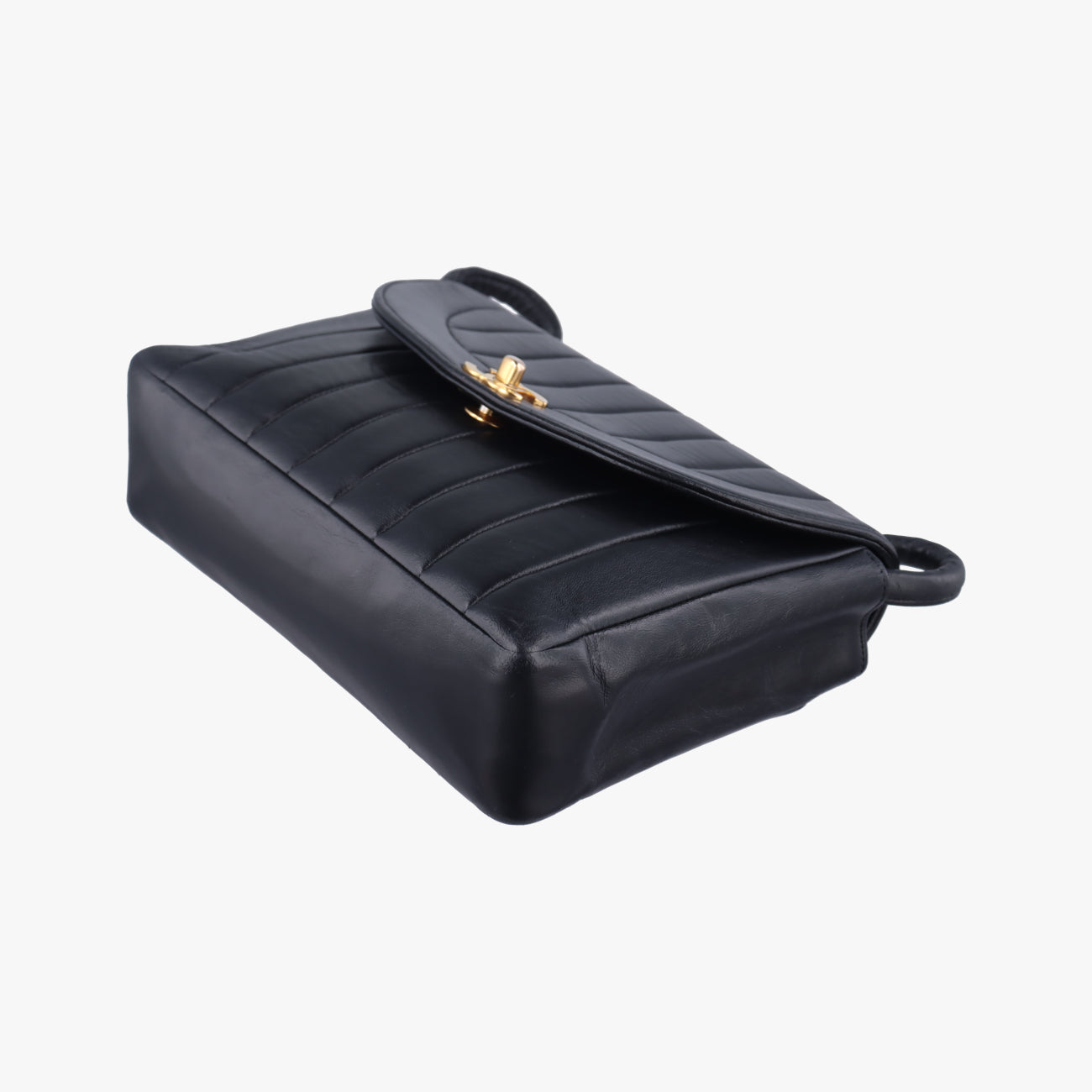 Mademoiselle Cocomark Black Lambskin マドモアゼル ココマーク ブラック ラムスキン