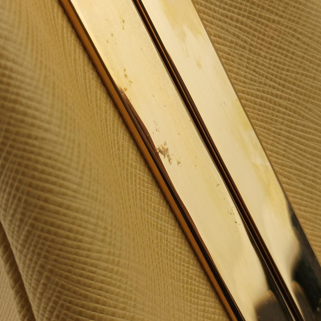 Pyramid Yellow Saffiano Leather BL0808 180 8ピラミッド イエロー サフィアーノレザー BL0808 180 8